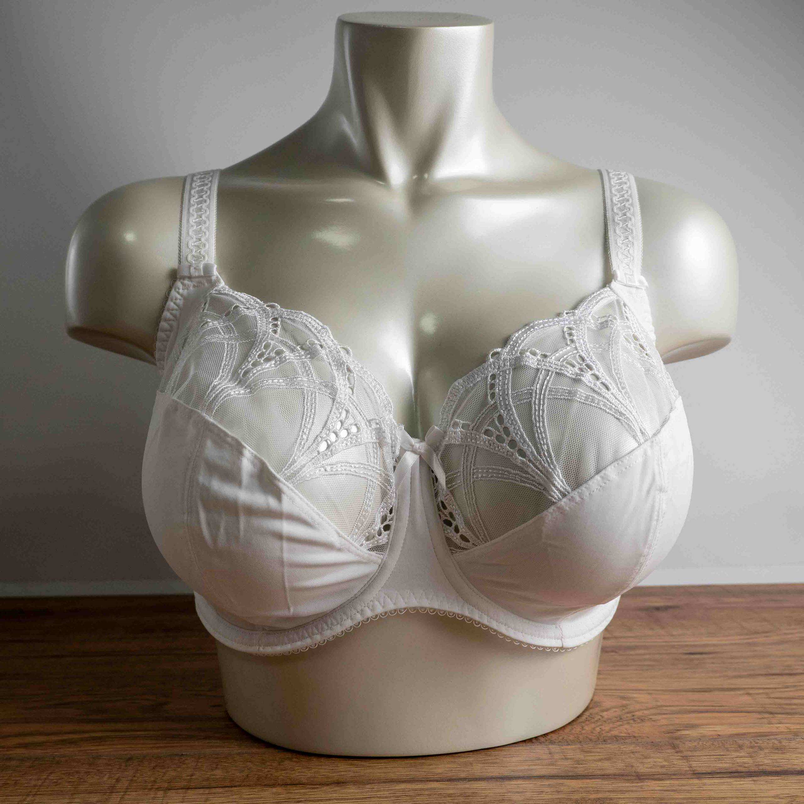 Fantasie White 36FF Underwired Bra Size NWT