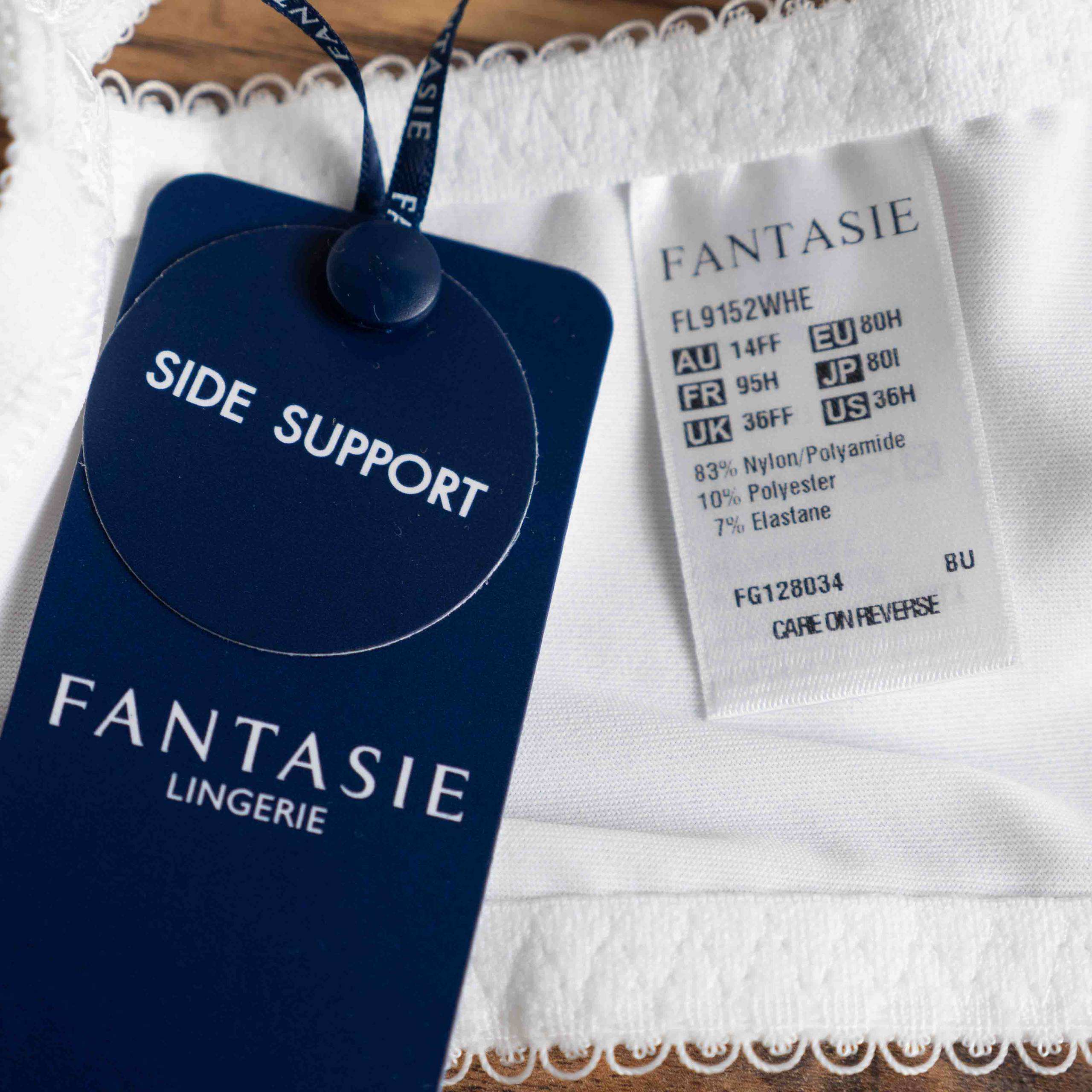 Fantasie White 36FF Underwired Bra Size NWT image 6