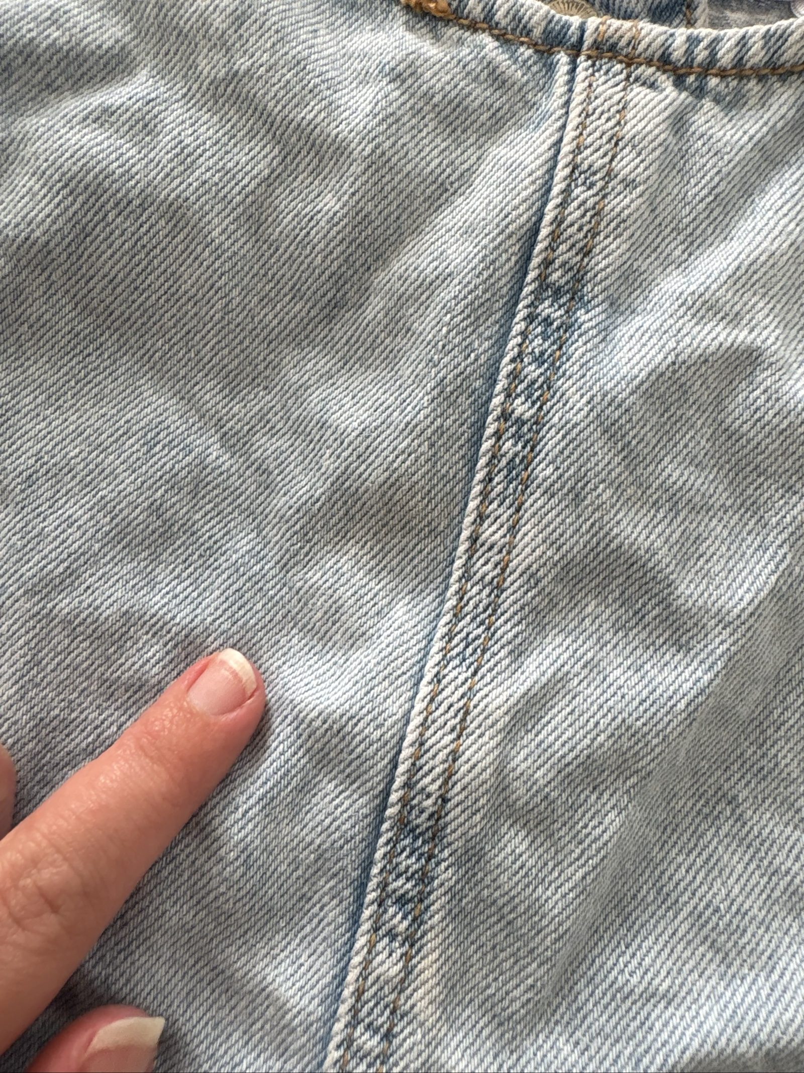 Zara Kids Light Blue Denim top 1.5 Years 86cm image 2