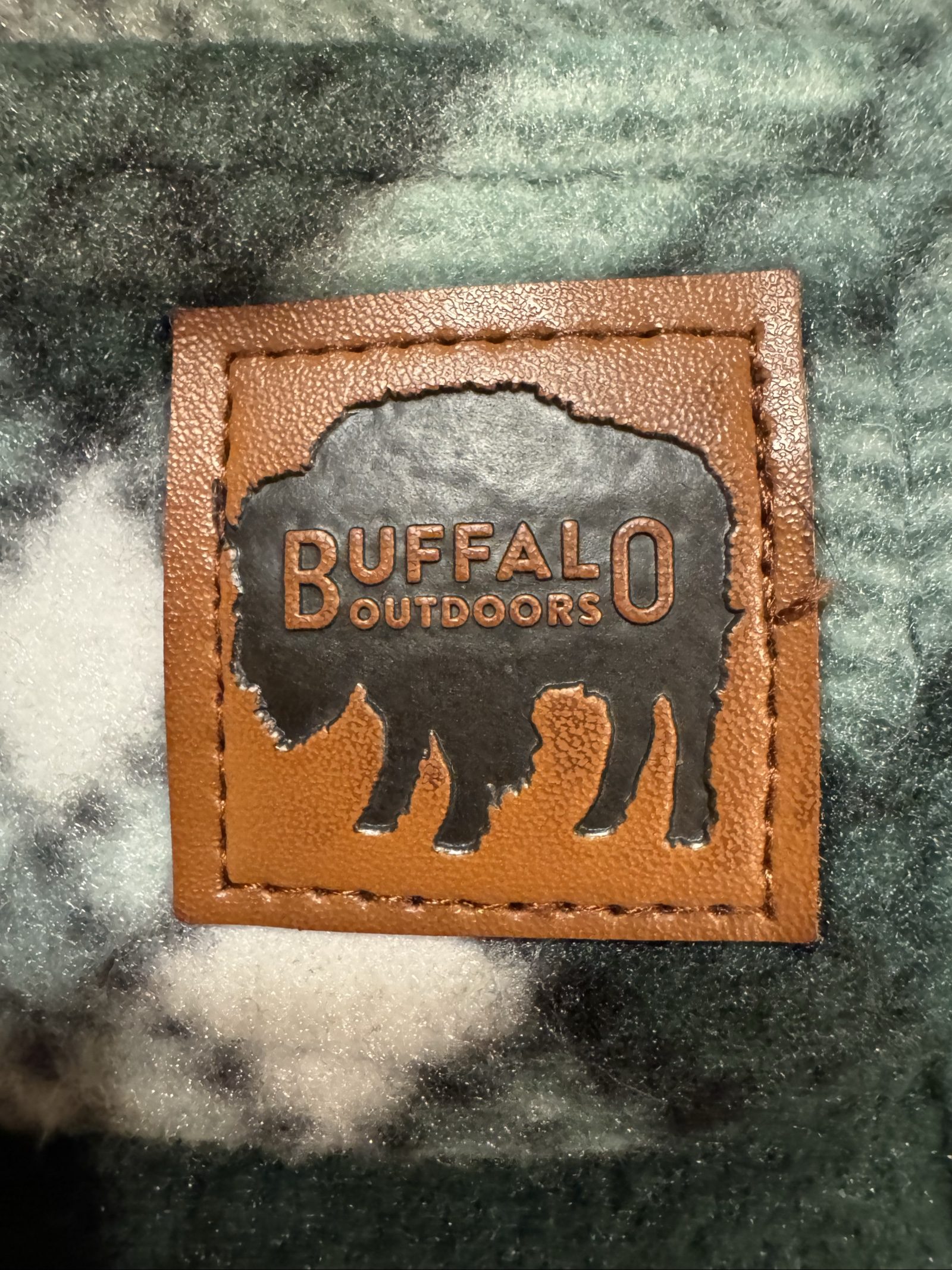 Men's Buffalo Outdoors Sherpa Lined Plaid Hooded Shirt Jacket – Green – Medium image 9