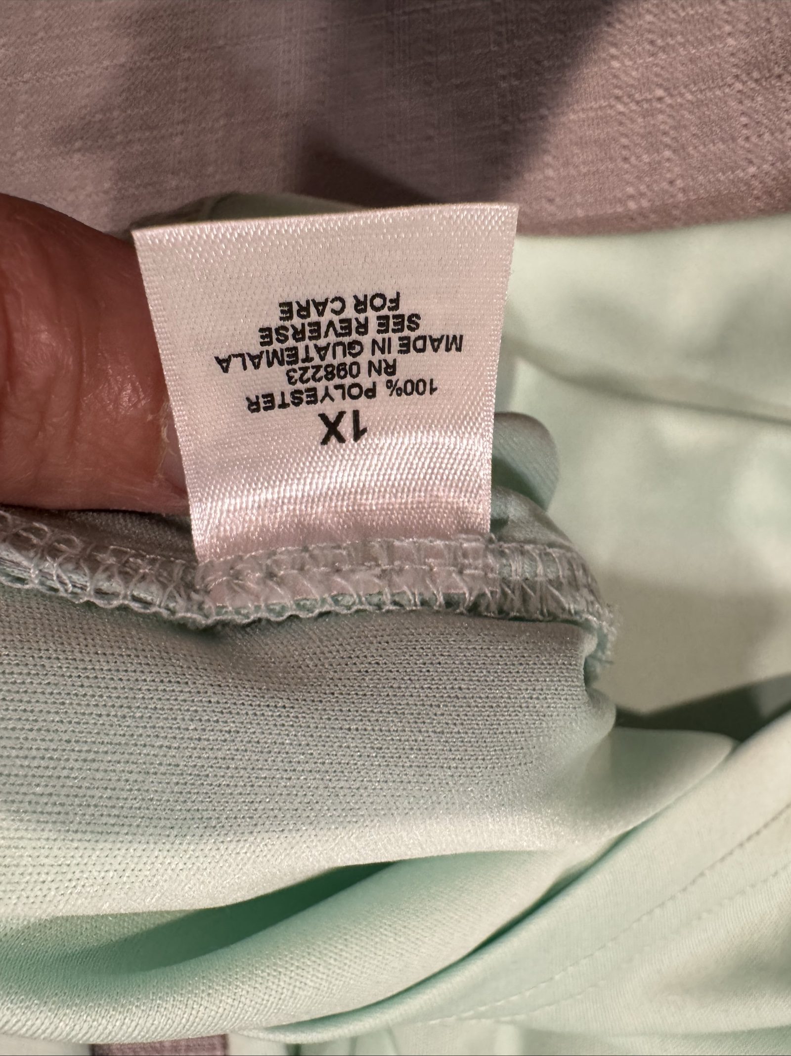 Women’s Magellan Outdoors Fish Gear Boyfriend Fit Long Sleeve Shirt – Mint Green – XL image 4