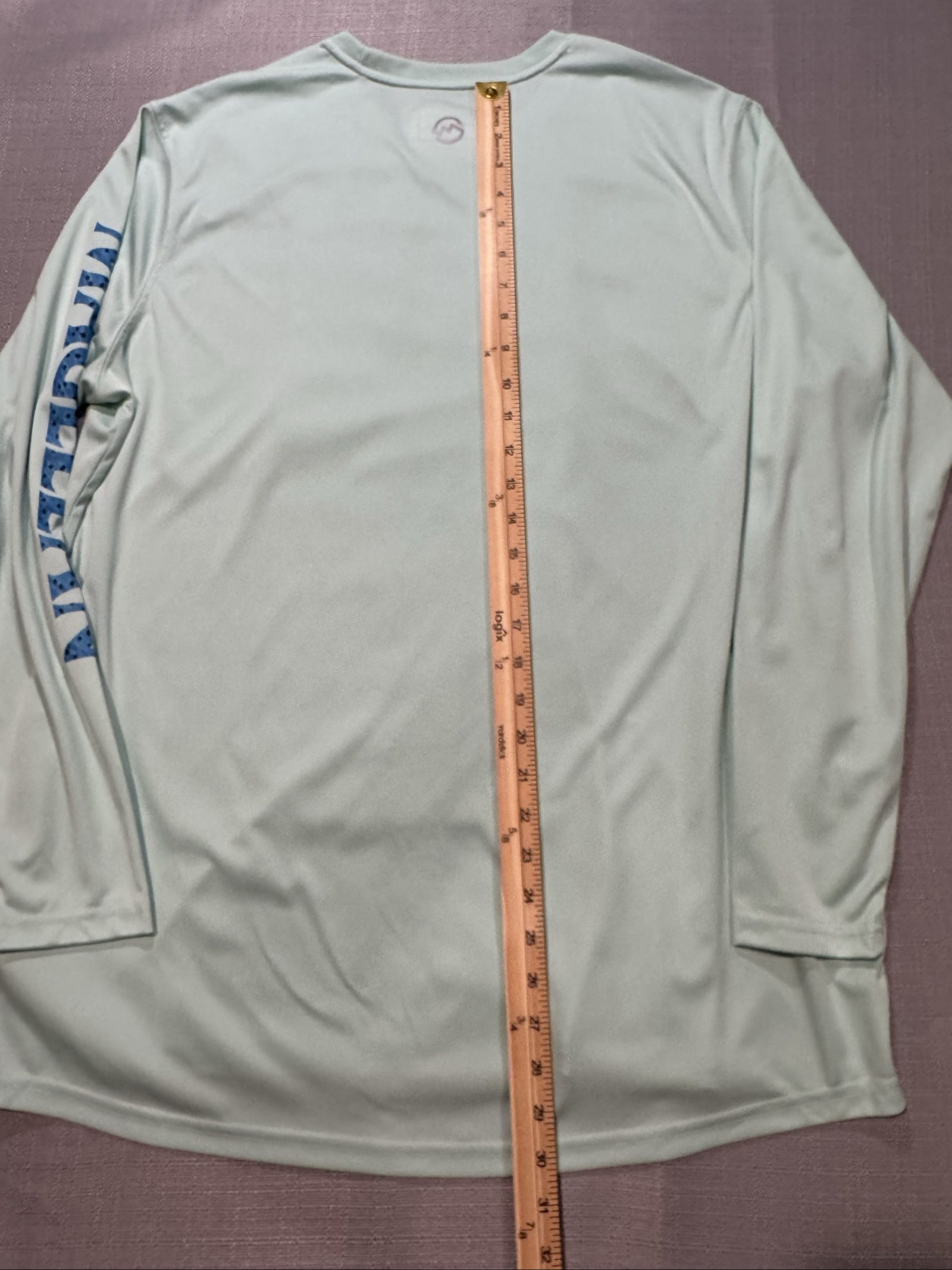 Women’s Magellan Outdoors Fish Gear Boyfriend Fit Long Sleeve Shirt – Mint Green – XL image 6