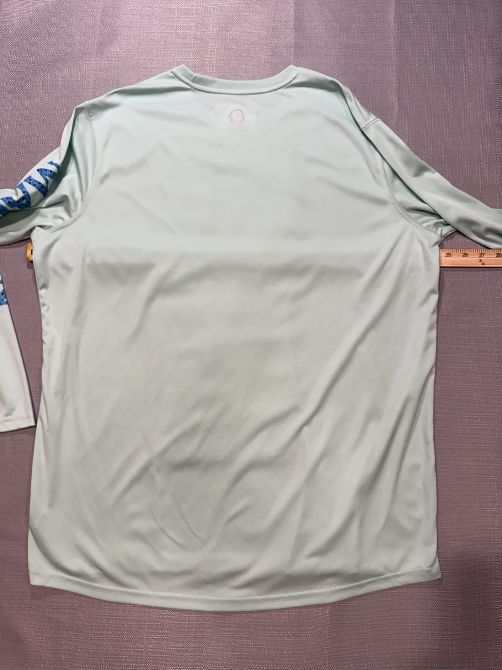 Women’s Magellan Outdoors Fish Gear Boyfriend Fit Long Sleeve Shirt – Mint Green – XL image 7