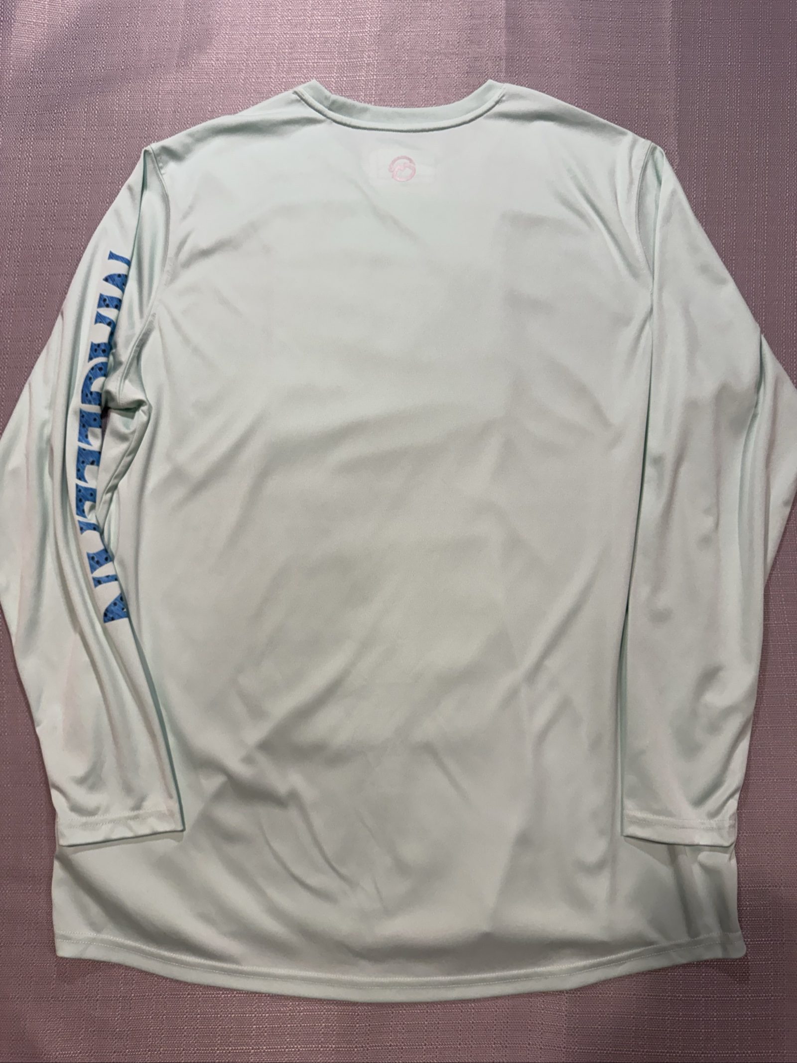 Women’s Magellan Outdoors Fish Gear Boyfriend Fit Long Sleeve Shirt – Mint Green – XL image 8