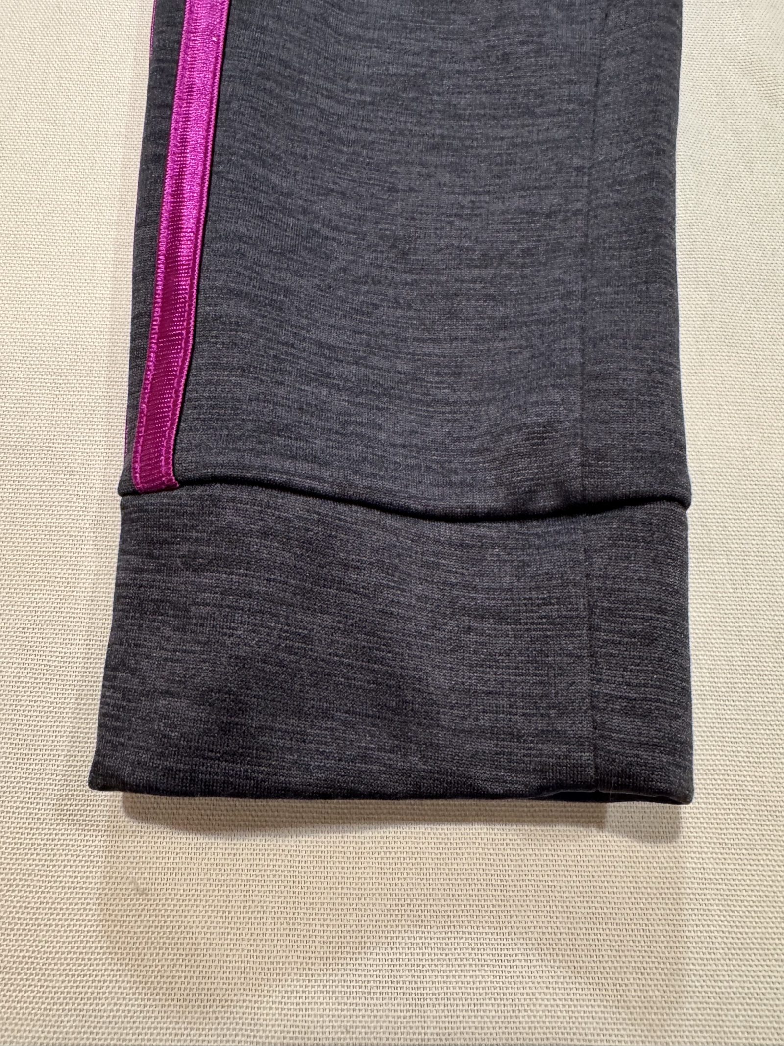 Girls’ Adidas Athletic Track Pants – Black Pink – Medium 10/12 image 9