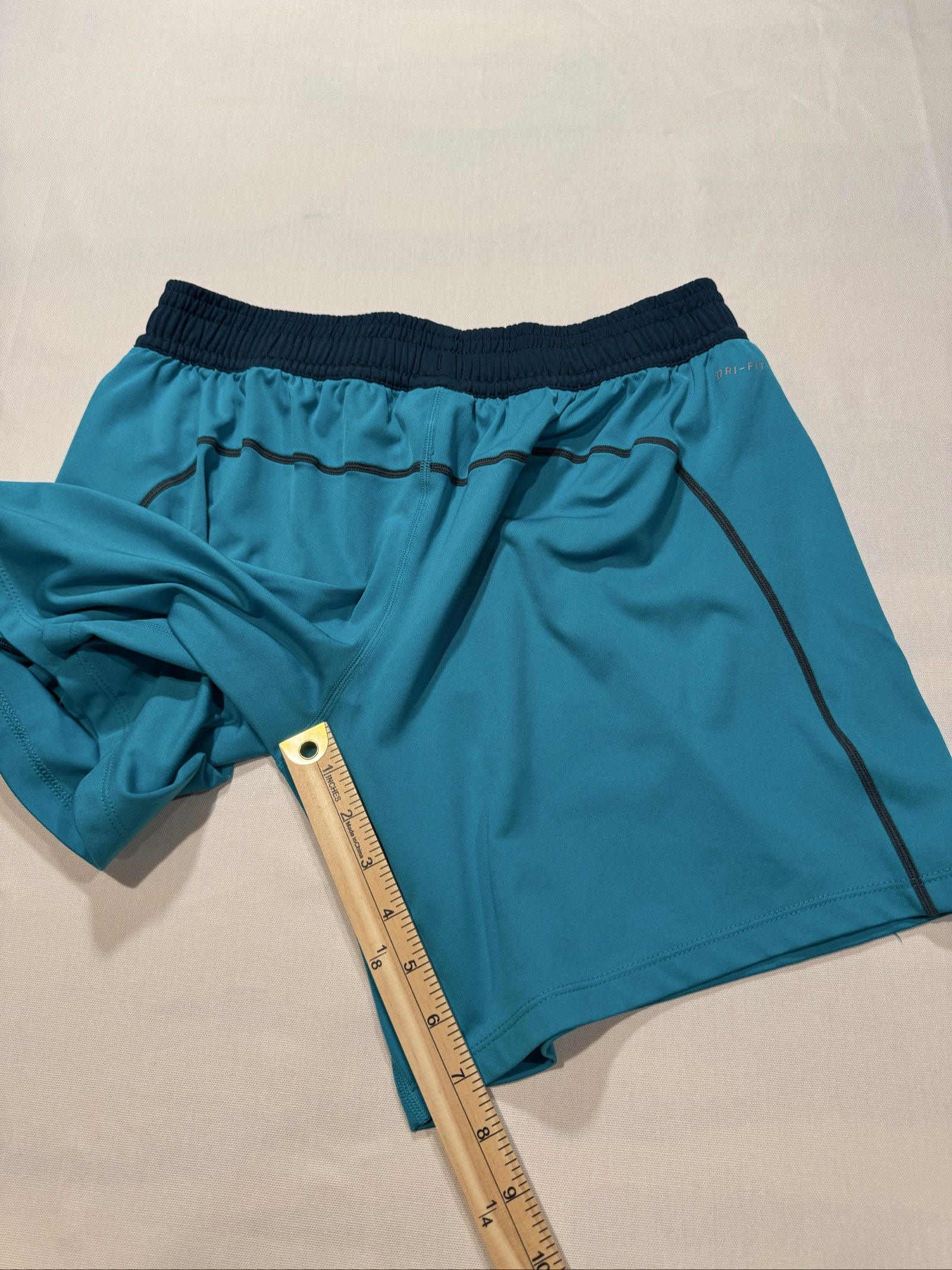 Men’s Nike Dri-FIT Athletic Running Shorts – Teal Blue – Medium image 2
