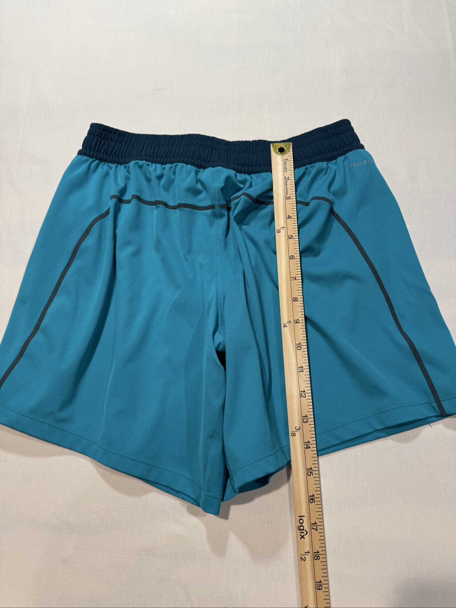 Men’s Nike Dri-FIT Athletic Running Shorts – Teal Blue – Medium image 3