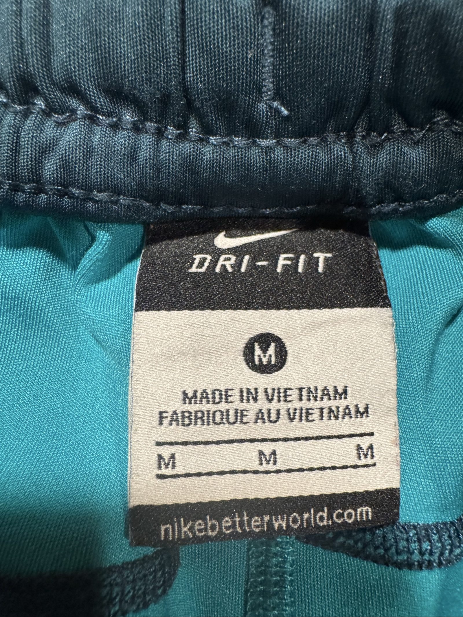 Men’s Nike Dri-FIT Athletic Running Shorts – Teal Blue – Medium image 4