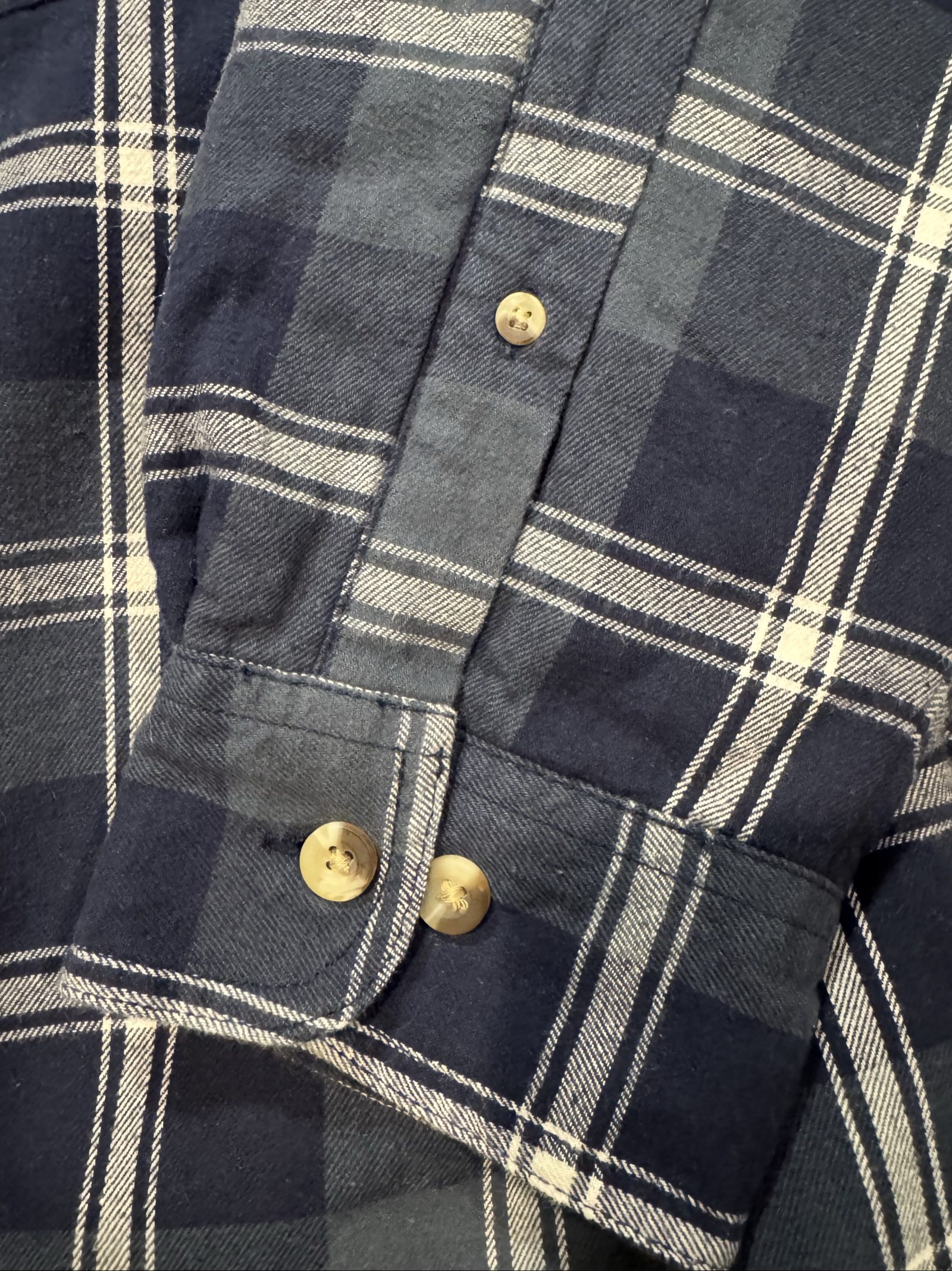 Men's RedHead Brand Co. Sherpa Lined Plaid Shirt/Jacket – Navy Blue – XL image 8