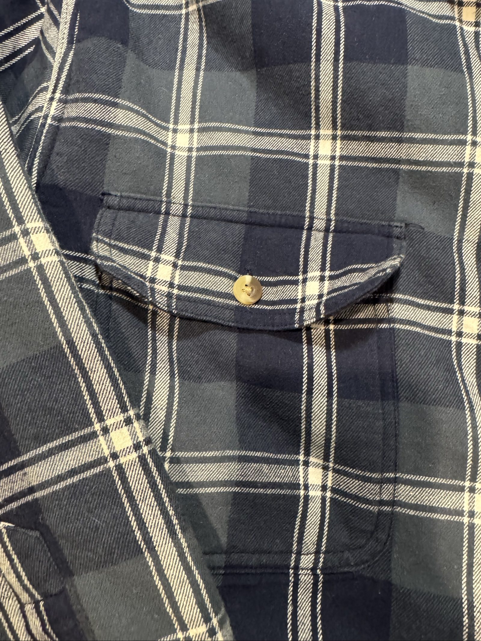 Men's RedHead Brand Co. Sherpa Lined Plaid Shirt/Jacket – Navy Blue – XL image 9