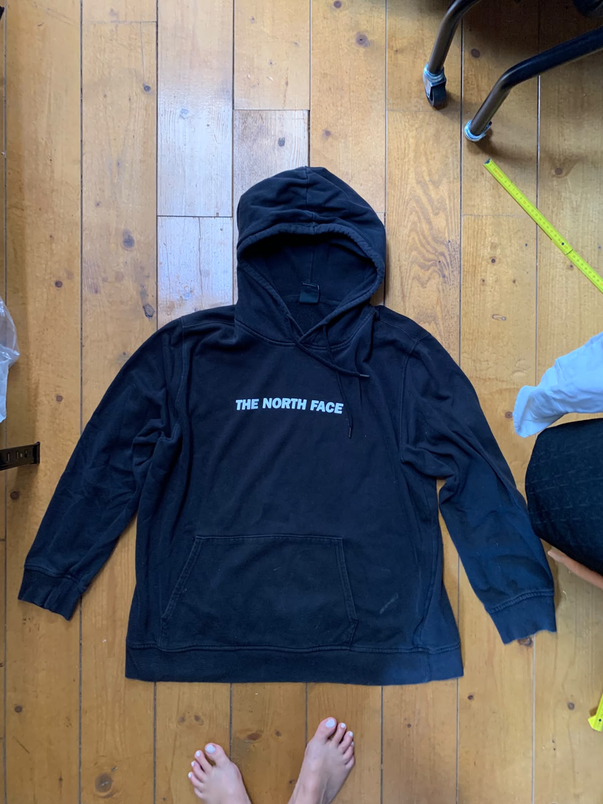 The North Face Sweat à Capuche Noir & Bleu Manches Longues - taille Medium