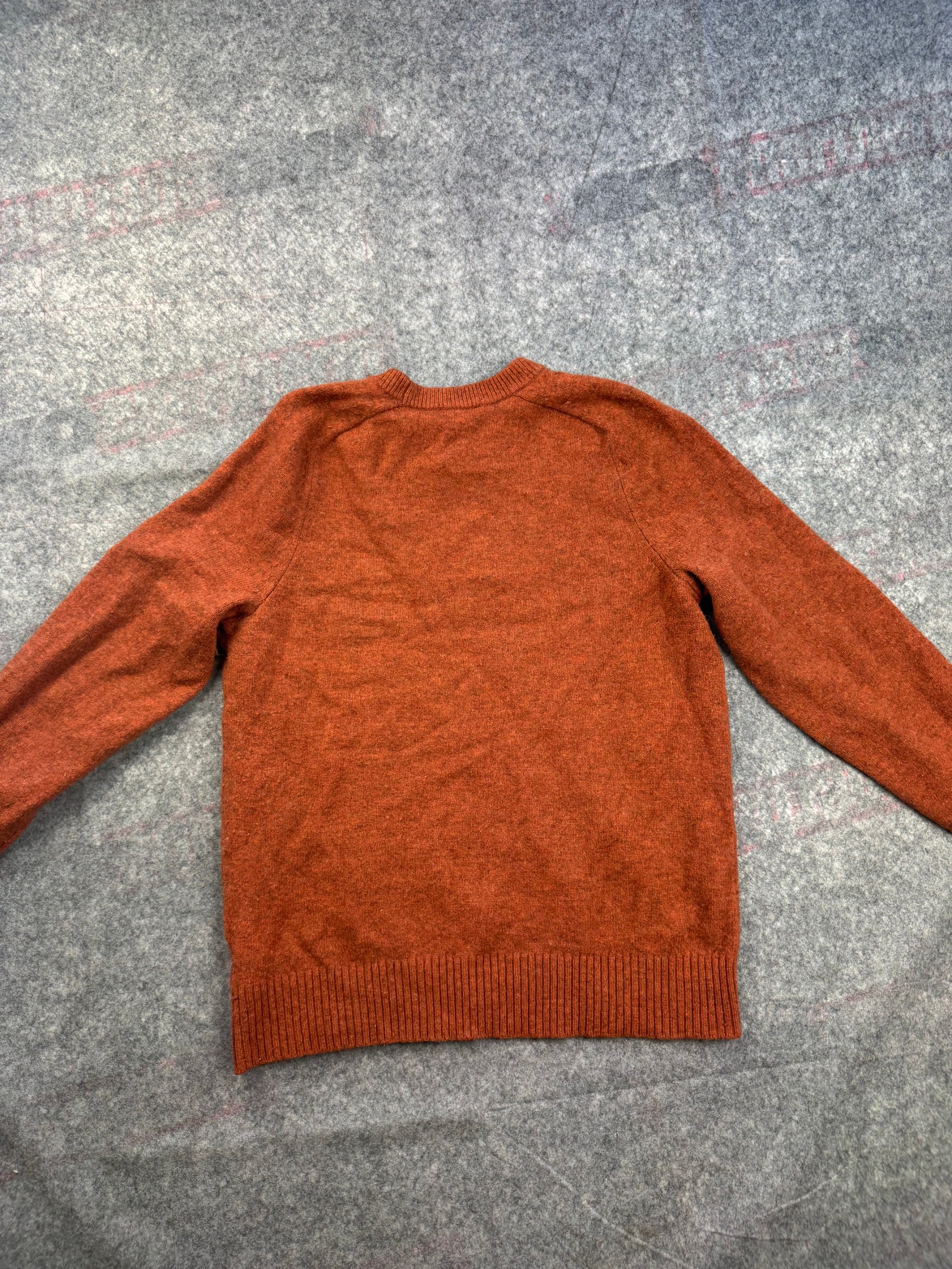 GAP Rust Lambswool Crew Neck Jumper Men’s M 80% Lambswool image 8