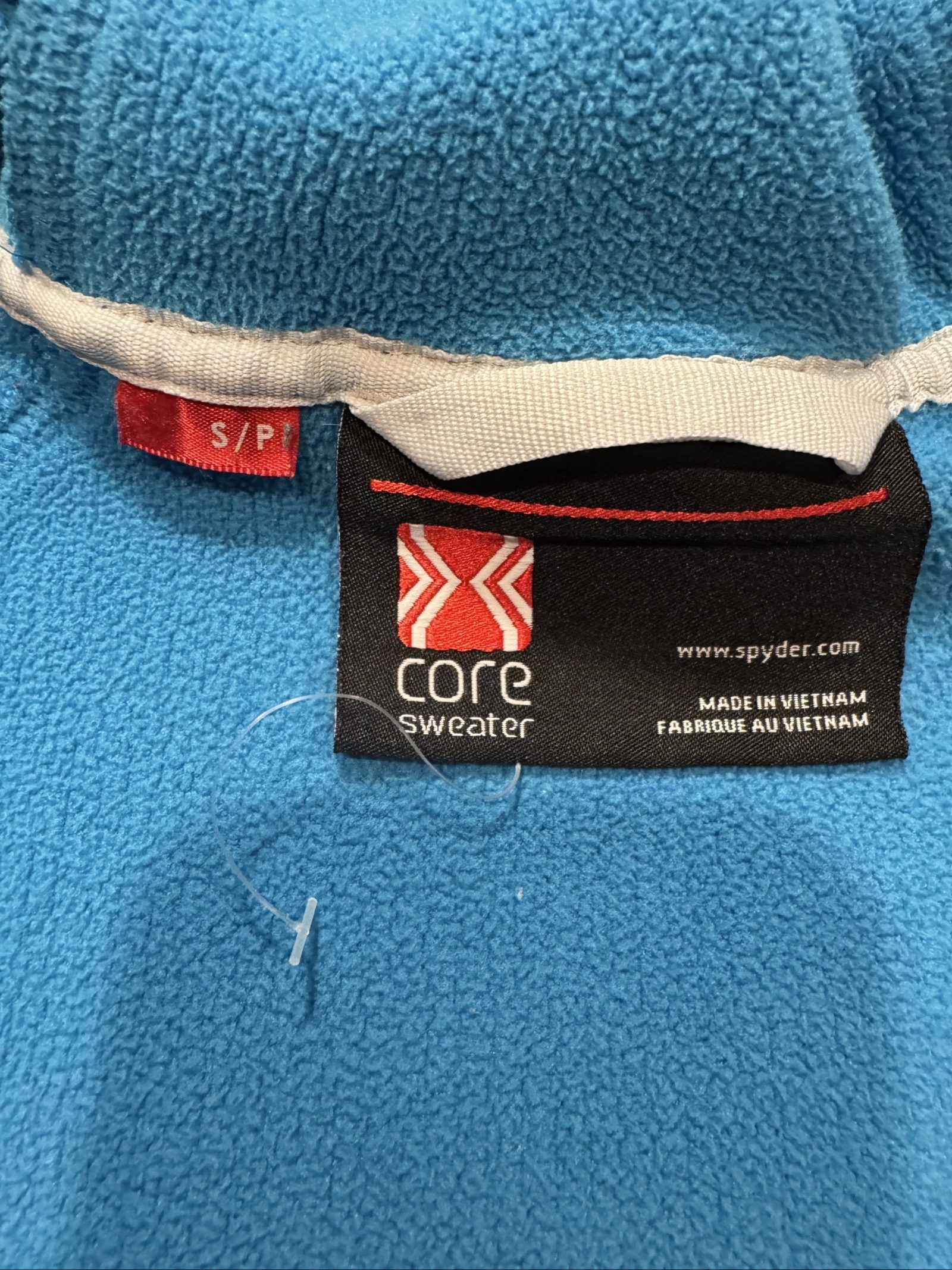 Women’s Spyder Core Sweater Full Zip Hooded Jacket – Blue – Small image 5