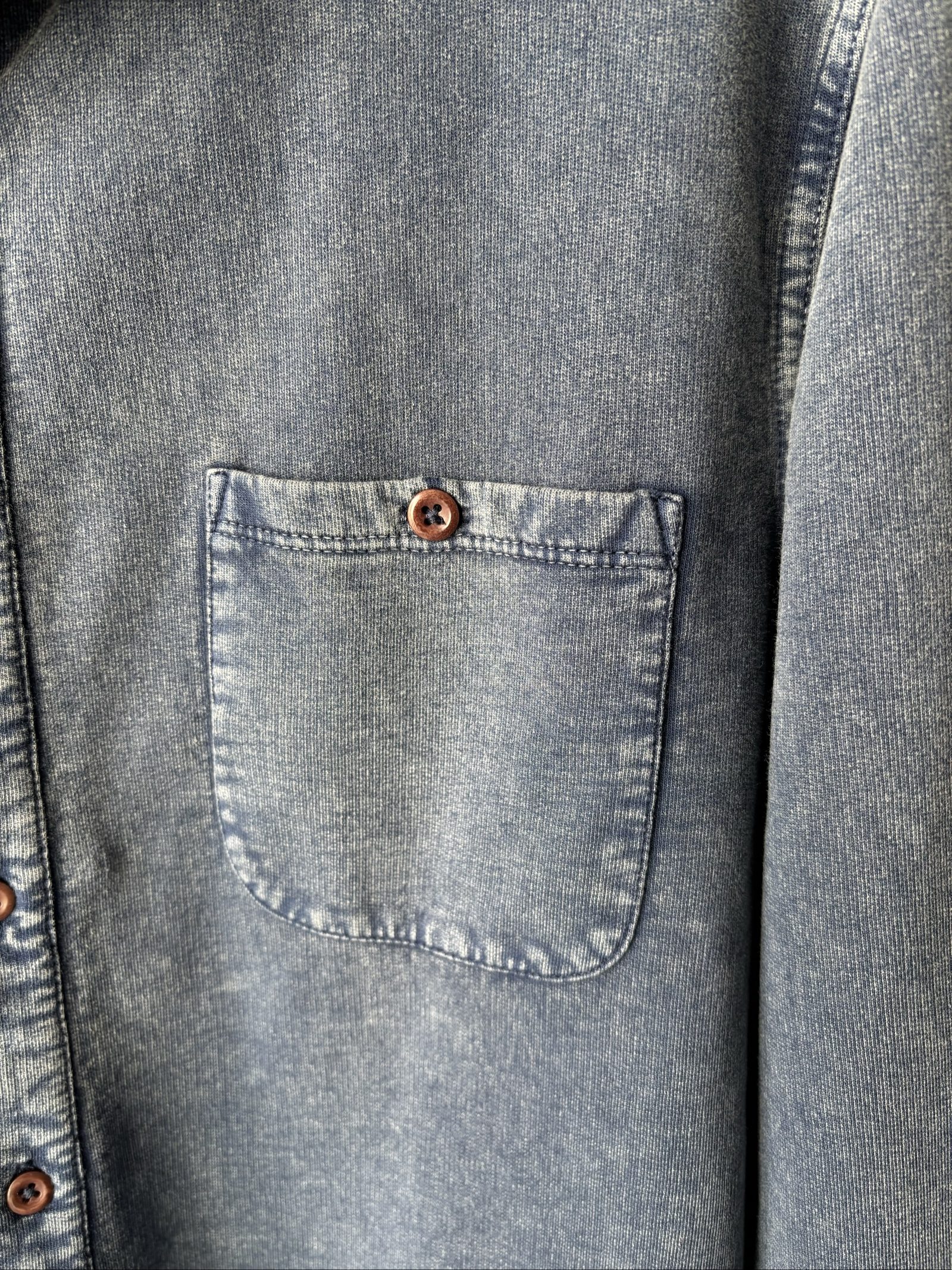 White Stuff Men's Blue Denim Shirt Small image 2