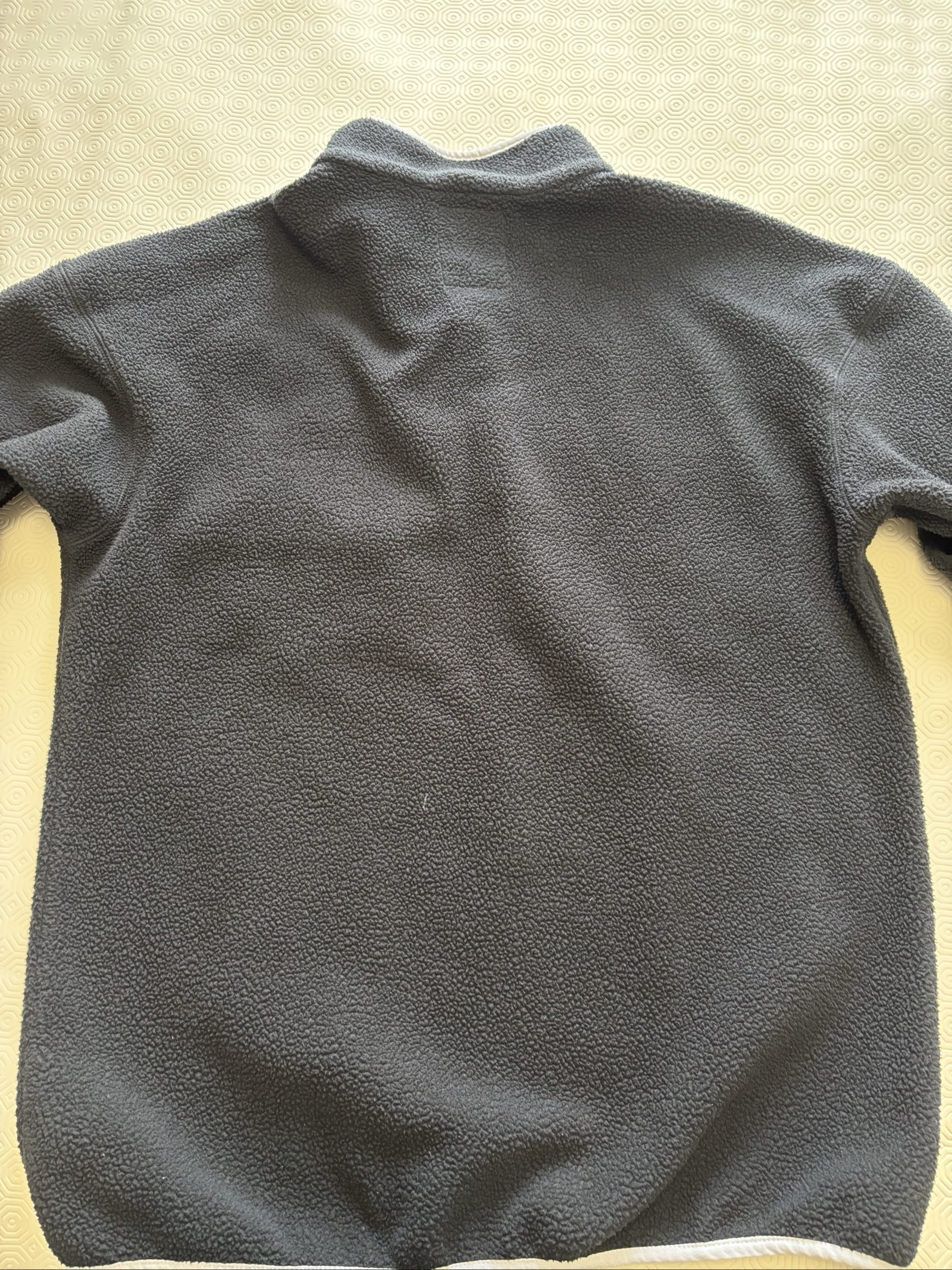 Columbia Black & White Mens Large Fleece Pullover Jacket image 5