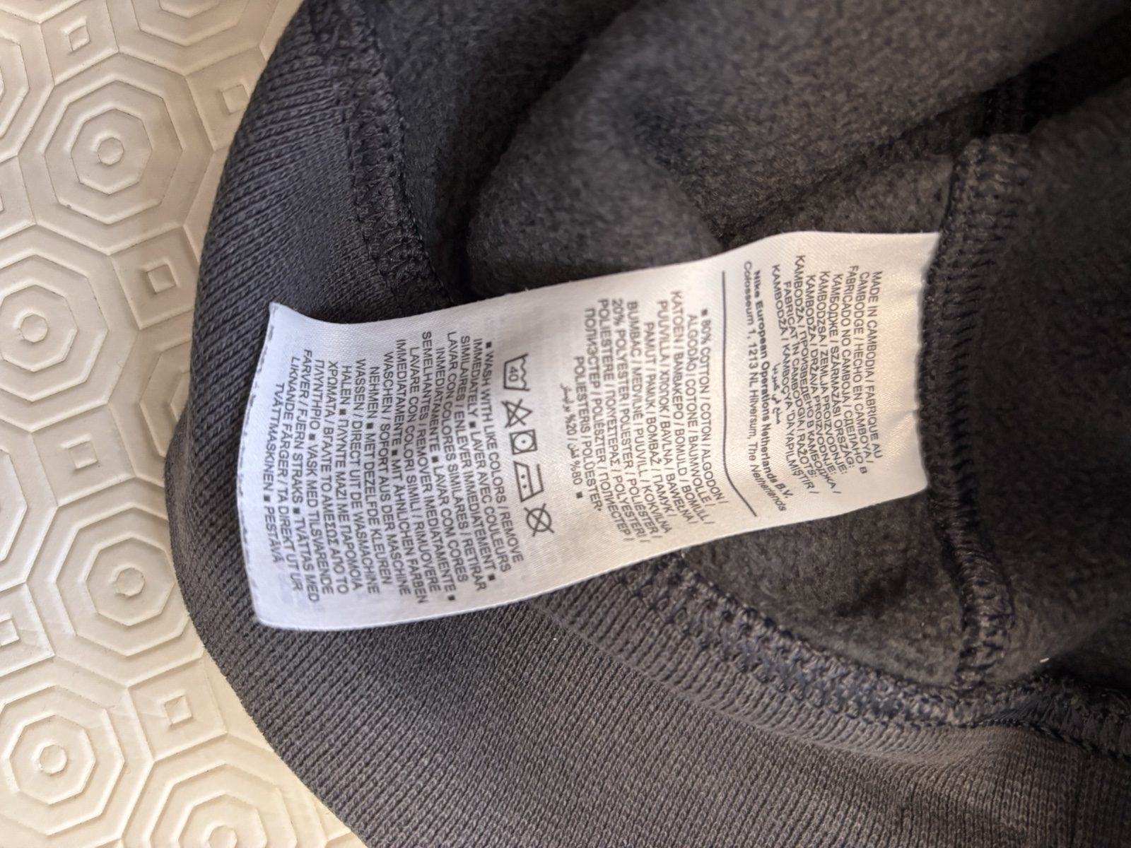 Nike Black & Grey Liverpool FC Camo Sweatshirt Small image 4