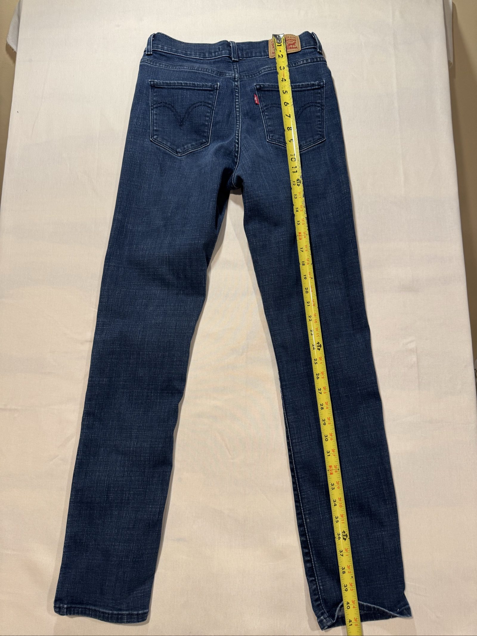 Women’s Levi Strauss & Co. Classic Straight Jeans – Dark Wash – 4 image 2