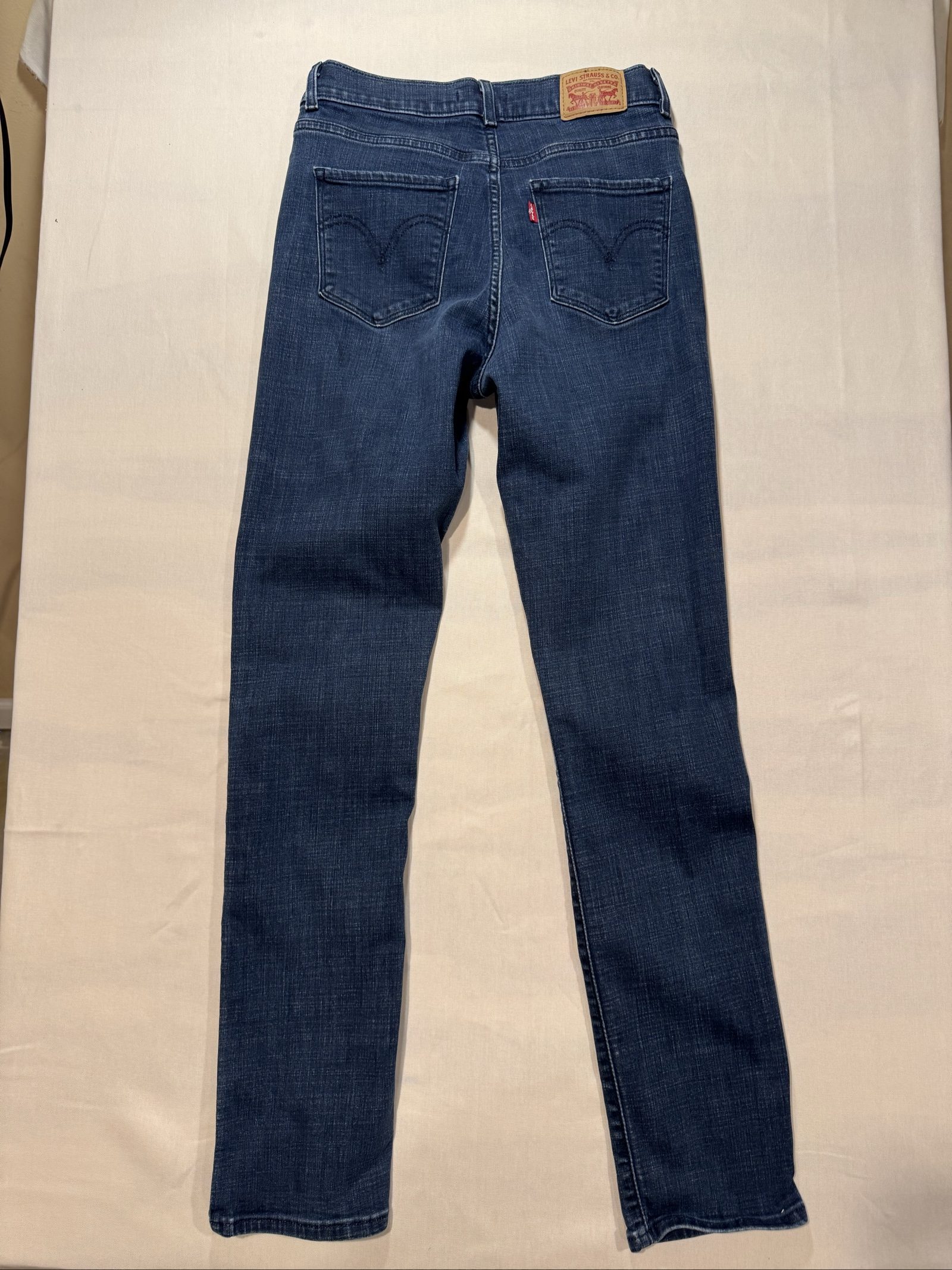 Women’s Levi Strauss & Co. Classic Straight Jeans – Dark Wash – 4 image 10