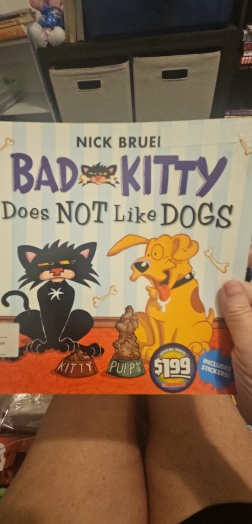 Nick Bruel Bad Kitty Does NOT Like Dogs Children's Book