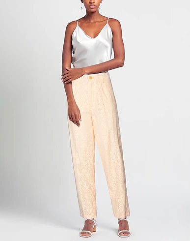New Forte Forte Peach Lace Pants Trousers Size M image 6