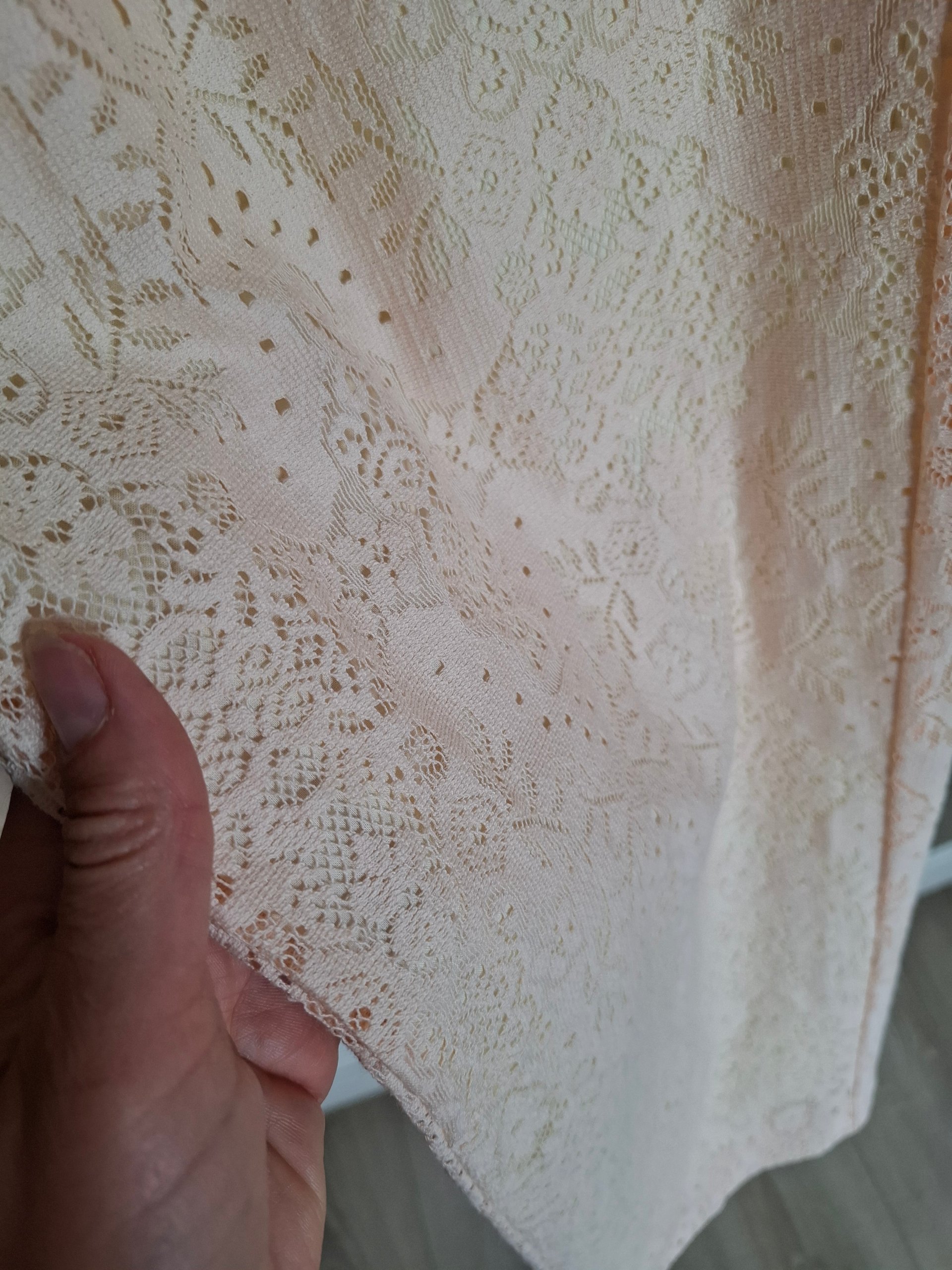 New Forte Forte Peach Lace Pants Trousers Size M image 9