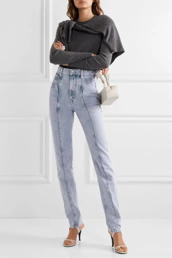 New Isabel Marant Étoile 'Henoya' Light Wash Jeans Size S image 2