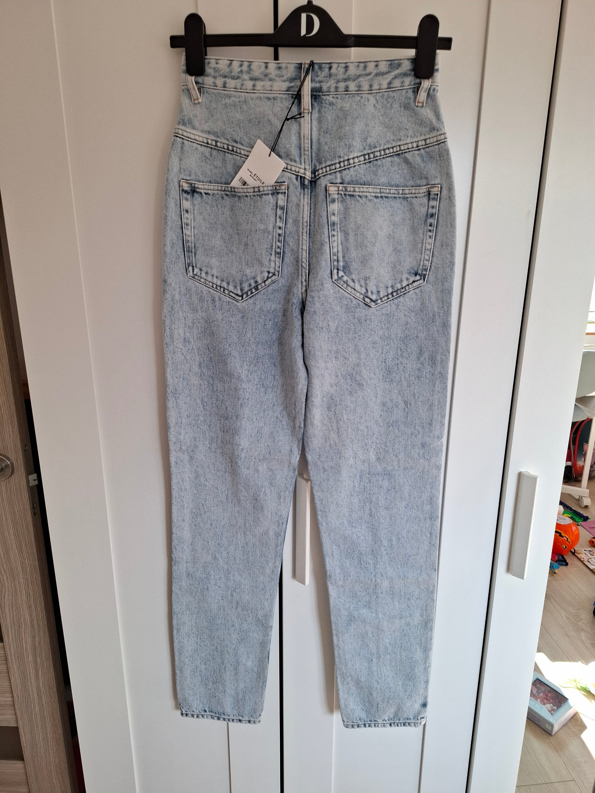 New Isabel Marant Étoile 'Henoya' Light Wash Jeans Size S image 5