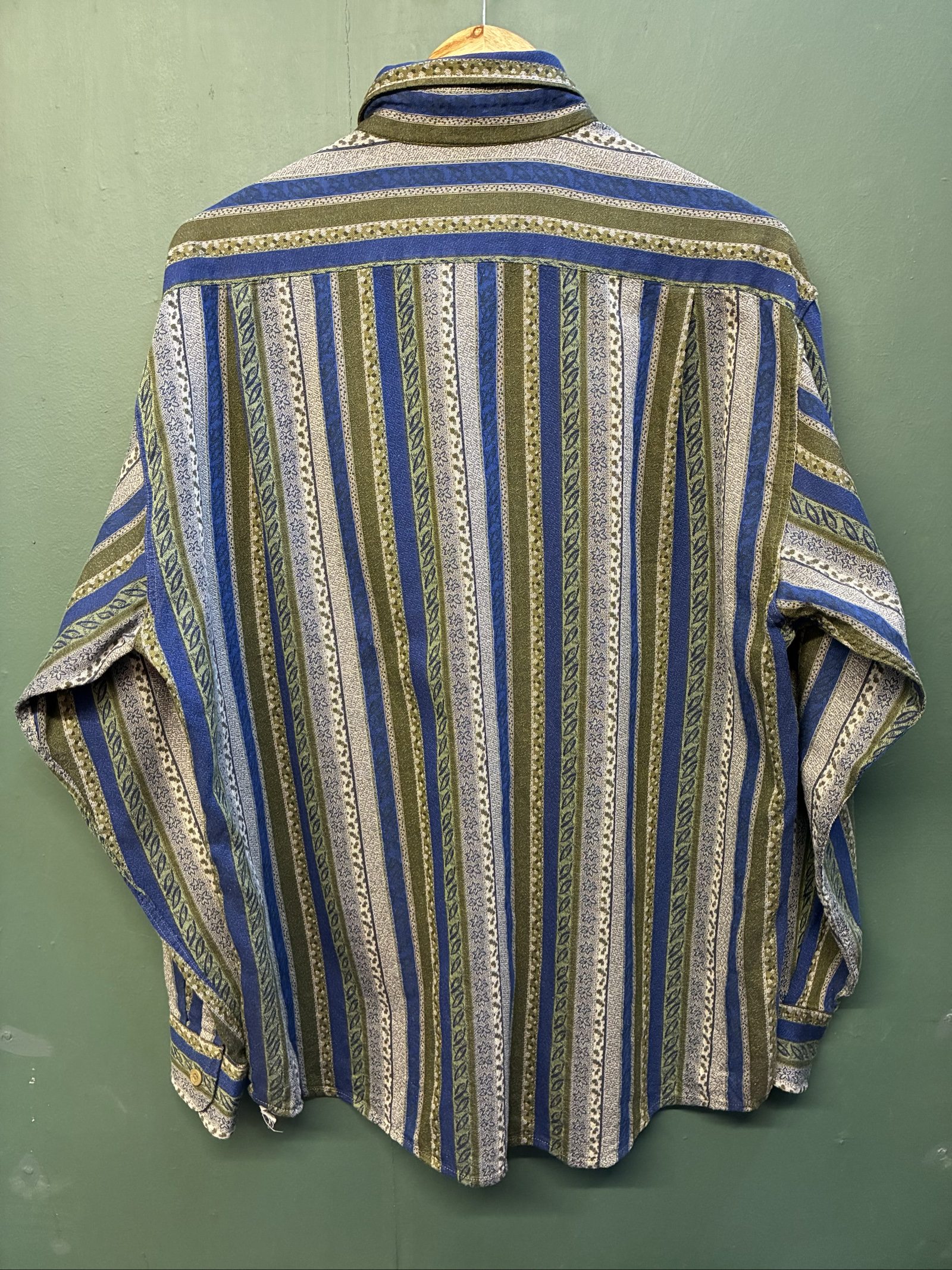 Vintage Missoni Sport Men's Multi Stripe Shirt medium 90s Made in Italy image 3