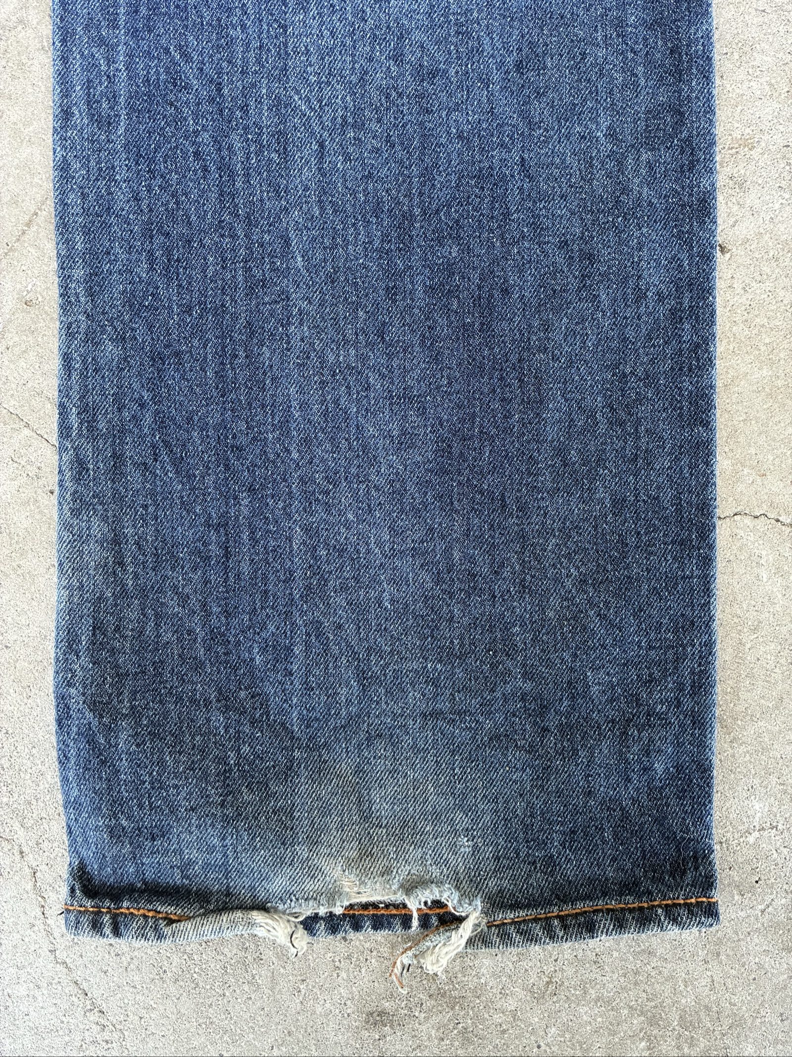 Y2K Evisu Blue Denim Jeans 34 with Koi Fish Embroidery vintage Japanese image 9