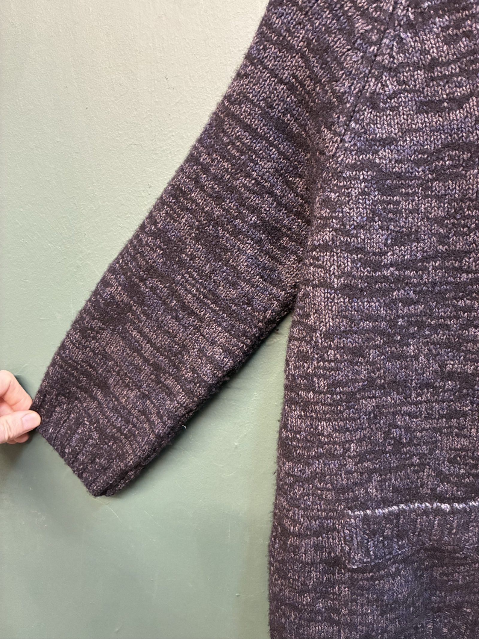 C.P. Company Black & Grey Wool silk Blend Button Cardigan 10 image 6