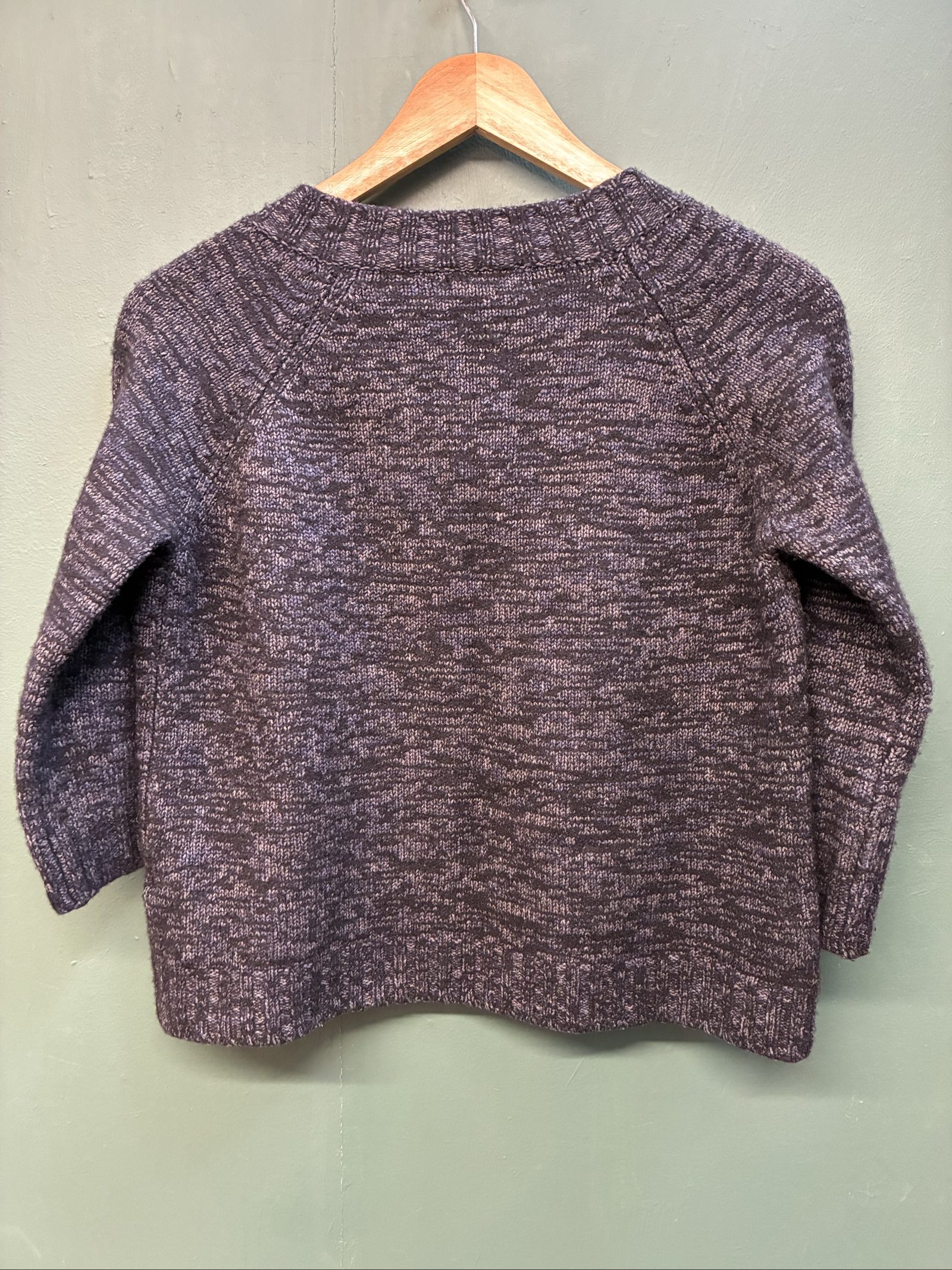 C.P. Company Black & Grey Wool silk Blend Button Cardigan 10 image 7
