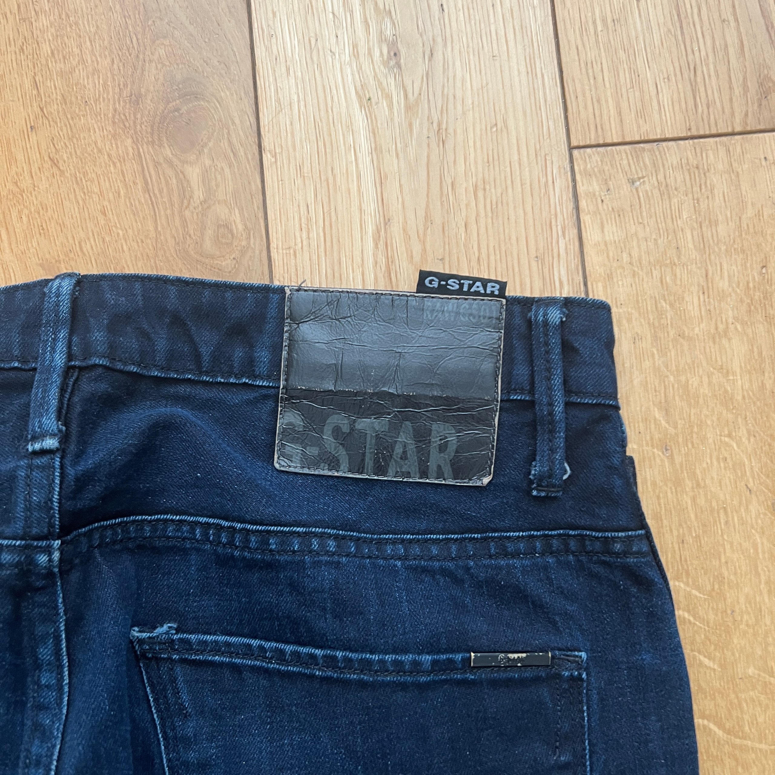 G-Star RAW Arc 3D Slim Denim Jeans Mens Size 32x30 Dark Wash Twisted Leg image 7