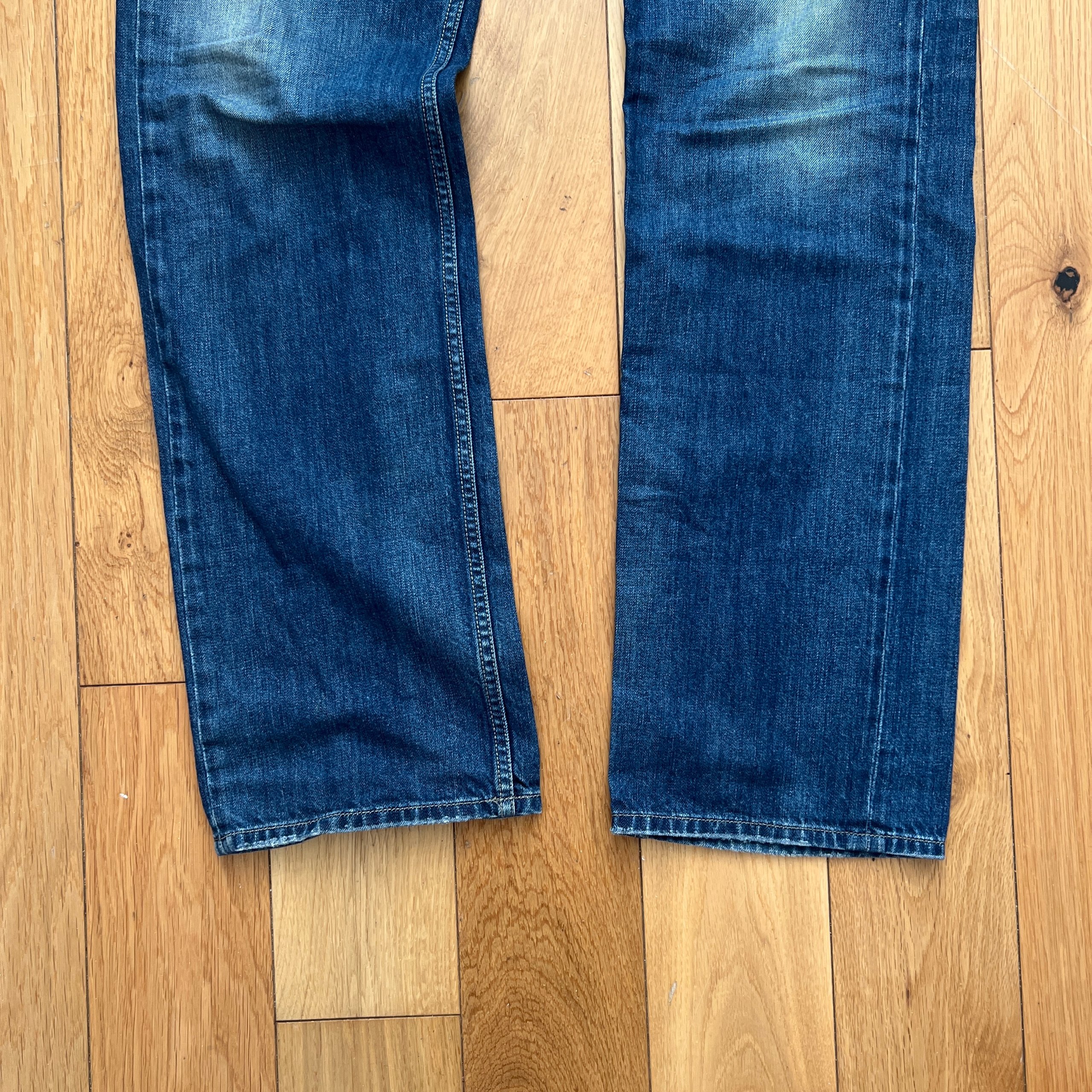 Diesel Larkee Jeans W33 L32 Mens Wash 008XR Regular Straight Denim Made In Italy image 2