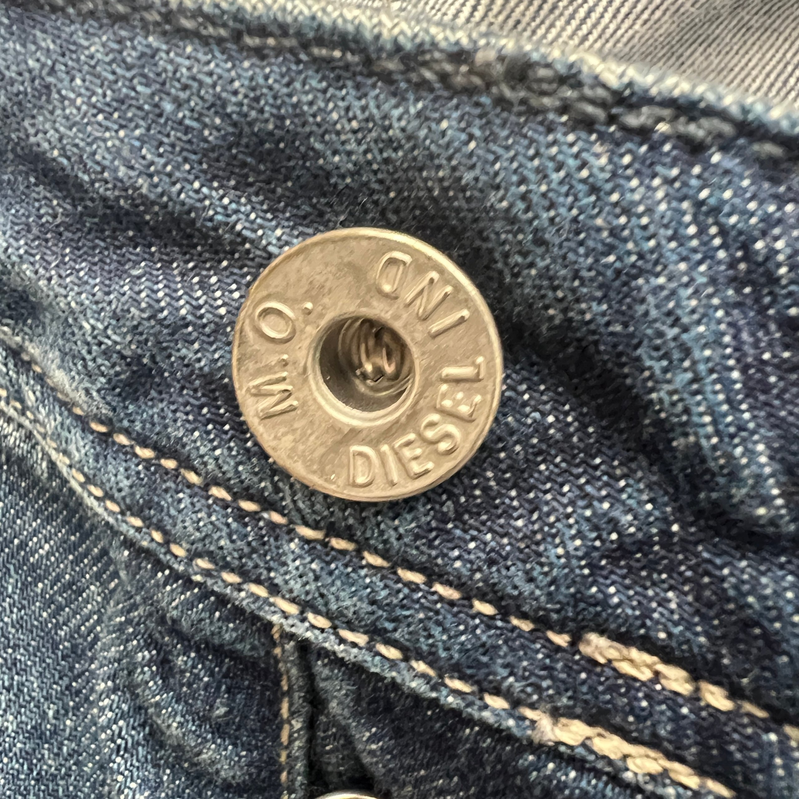 Diesel Larkee Jeans W33 L32 Mens Wash 008XR Regular Straight Denim Made In Italy image 5
