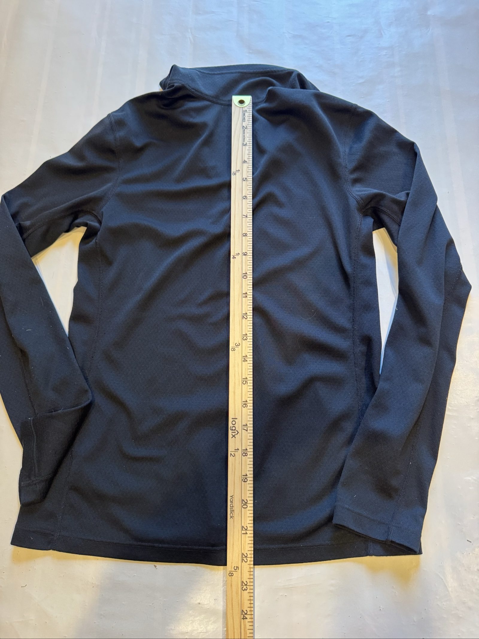 Women’s REI Quarter-Zip Performance Pullover – Black – Small image 6