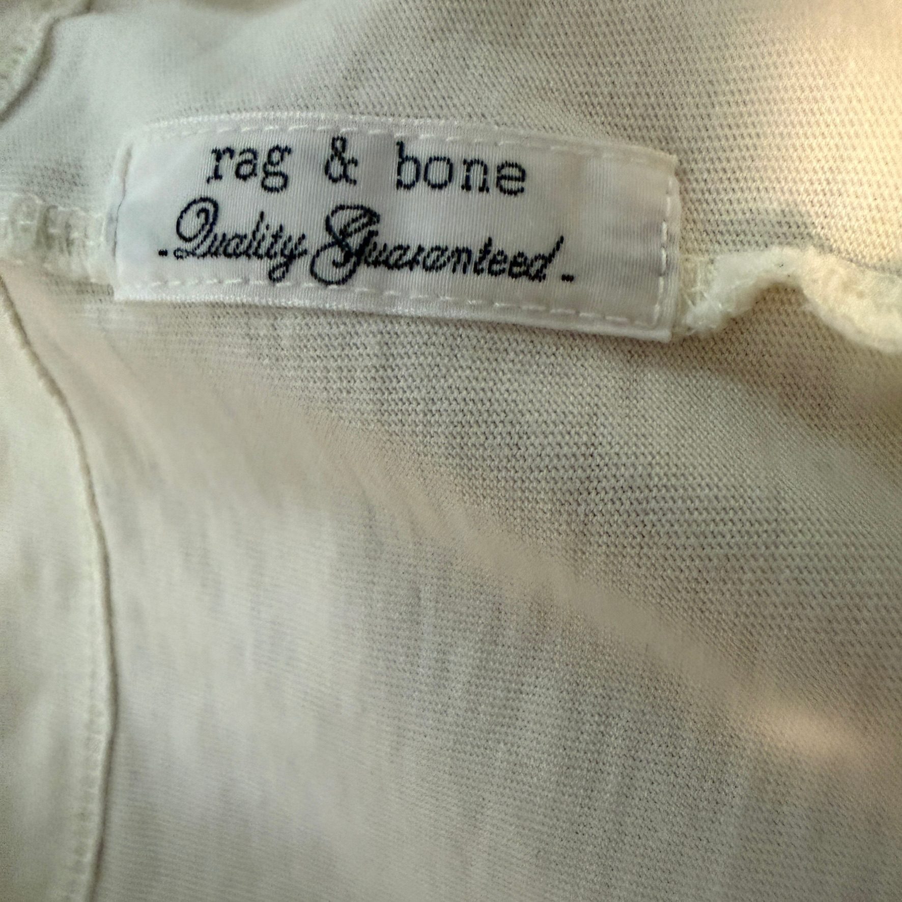 Rag & Bone Women's Cream Venice Graphic T-Shirt - Size Large image 5