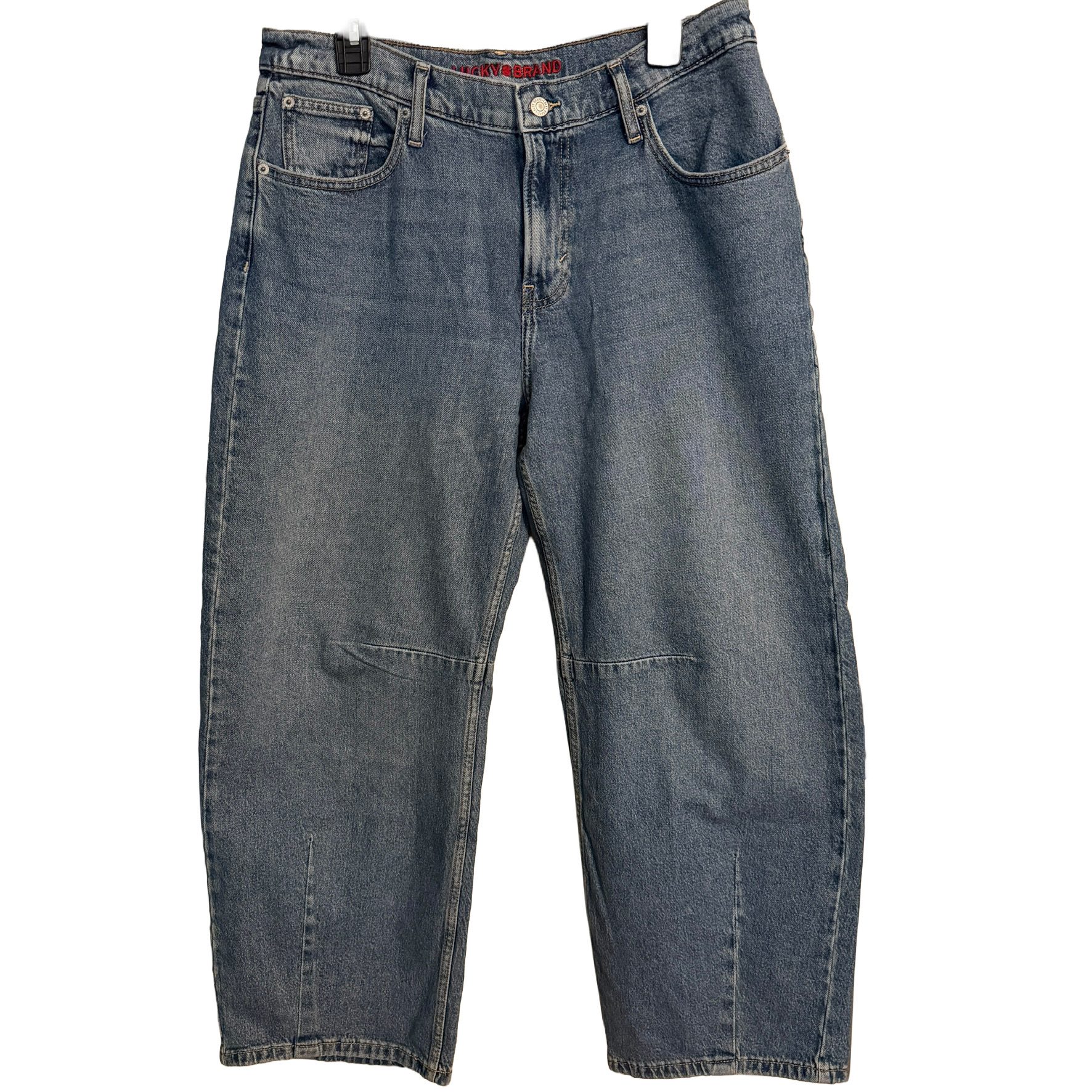 Lucky Brand - NWOT Women's Blue Barrel Wide Leg Jeans Size 8 image 2