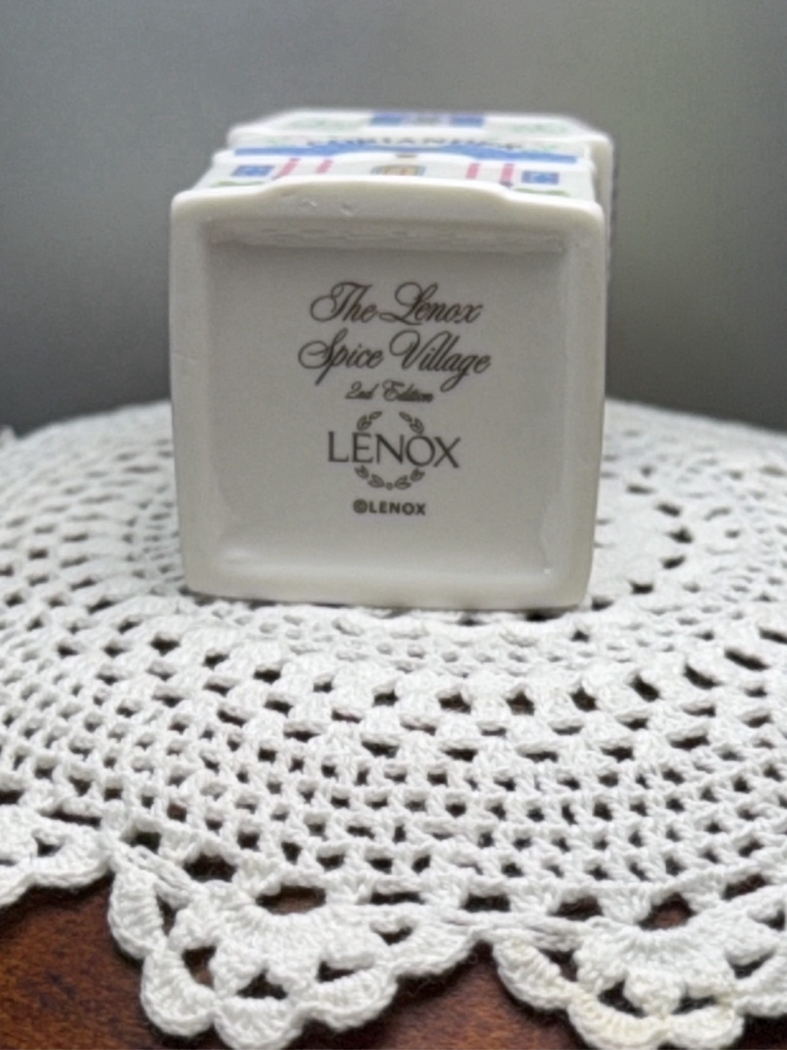 Lenox Multi-Color Spice Village Coriander Ceramic Container image 2