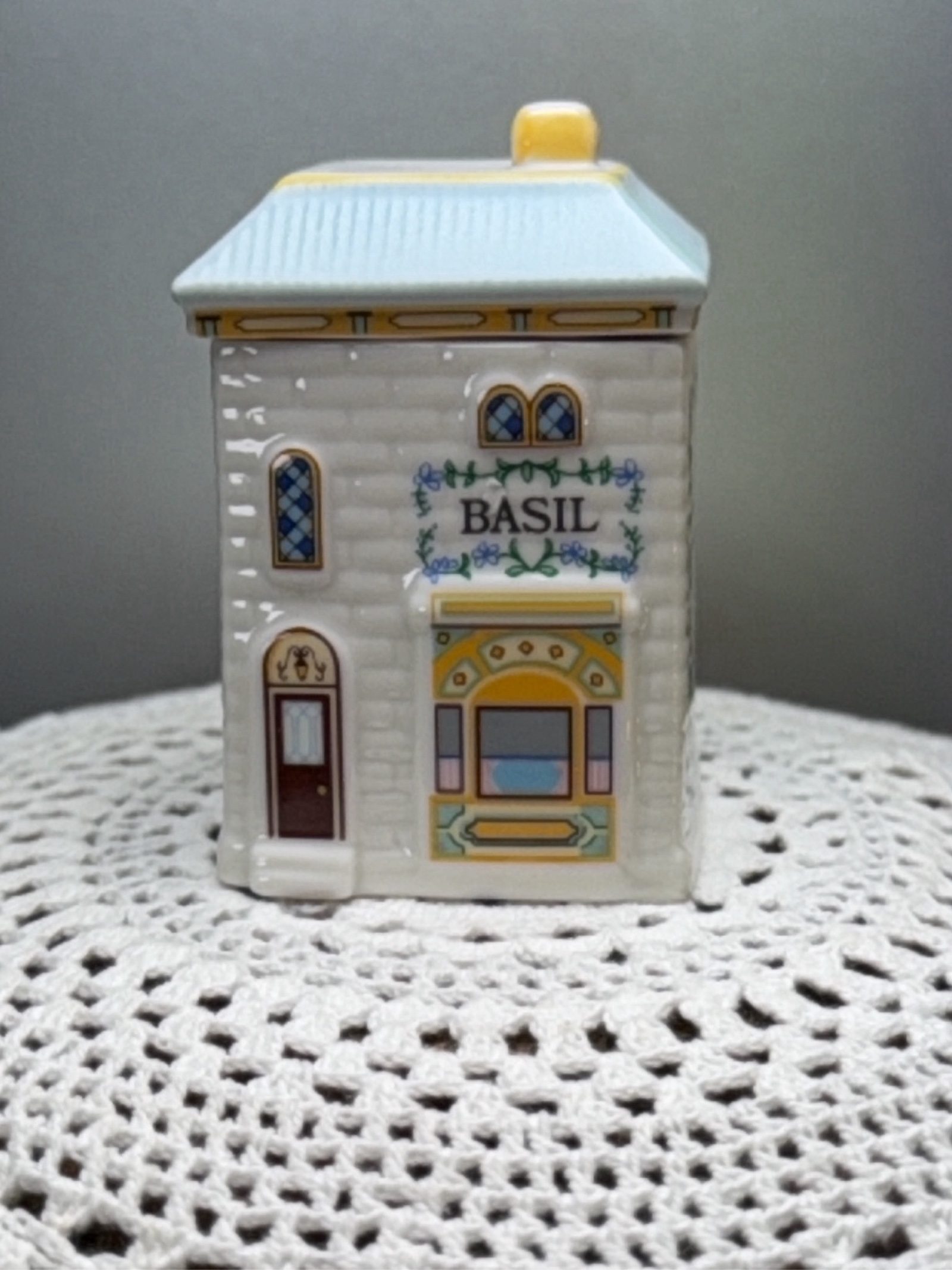Lenox Multi The Lenox Spice Village Basil Ceramic Spice Jar
