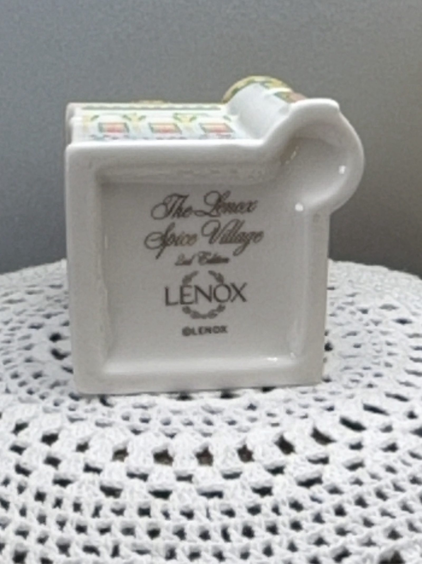 Lenox Multi The Dinner Spice Village Onion Ceramic Container image 2