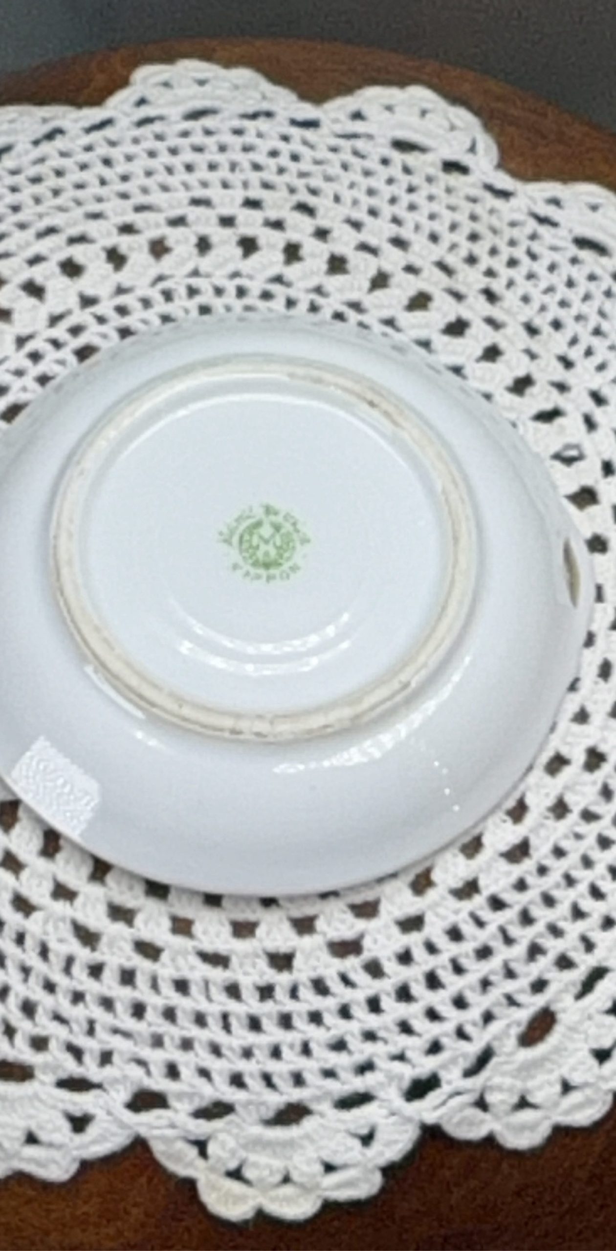 Noritake Pink Floral Gold Trim Handled Plate image 2