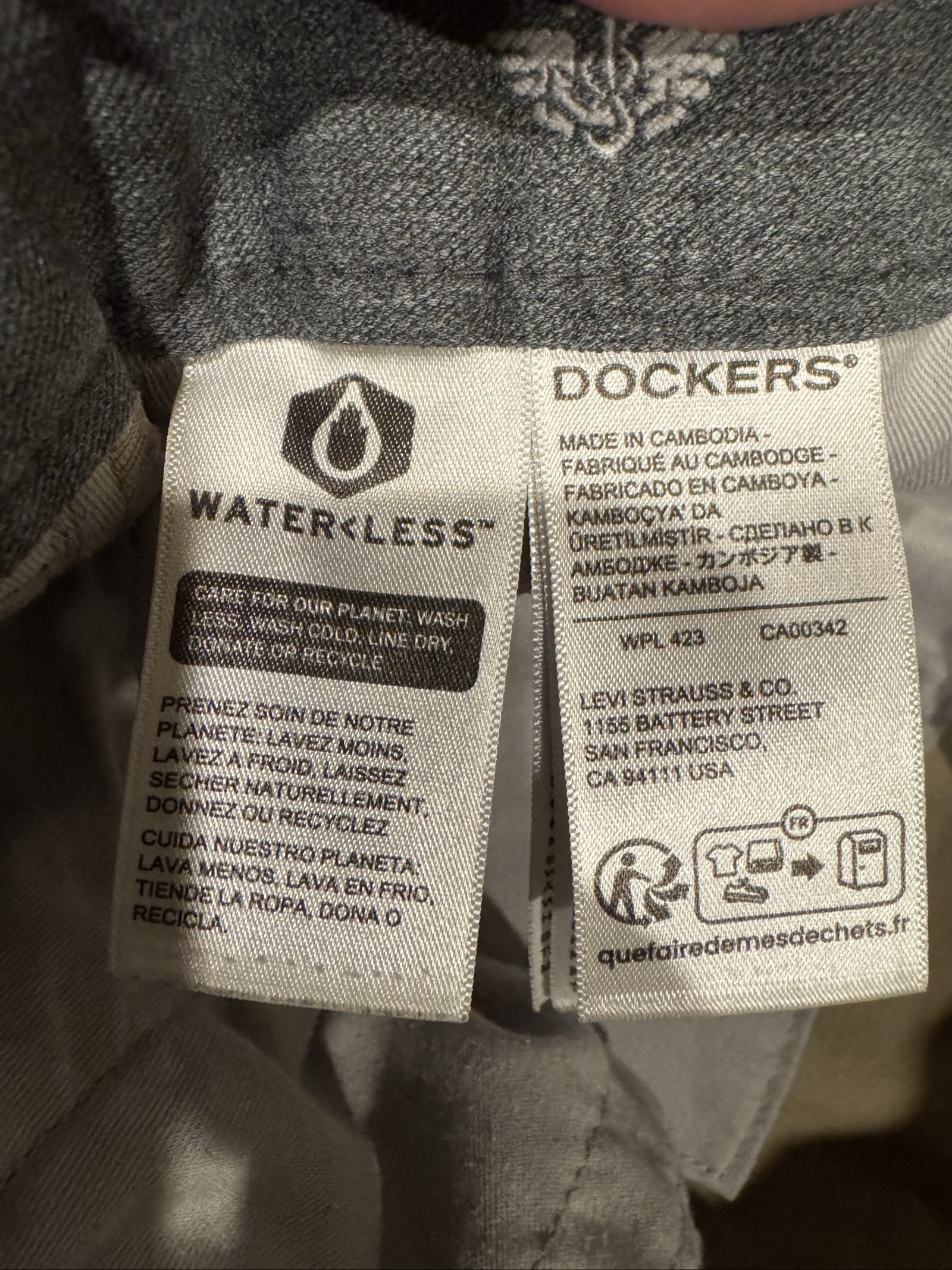 Men’s Dockers Classic Waterless Chino Pants – Khaki – 34 image 5