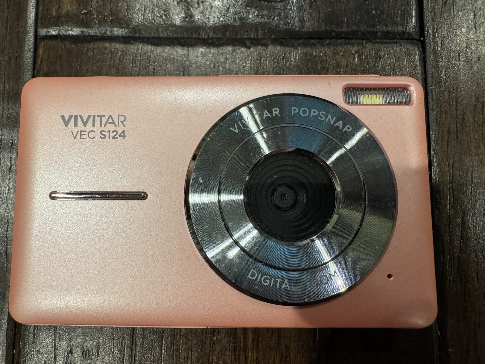 Vivitar VEC S124 PopSnap Pink Digital Camera 1080P Tested Working