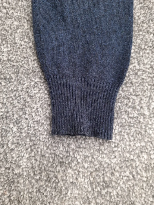 Diesel Men's Navy Blue Wool Crew Neck Jumper Medium image 5