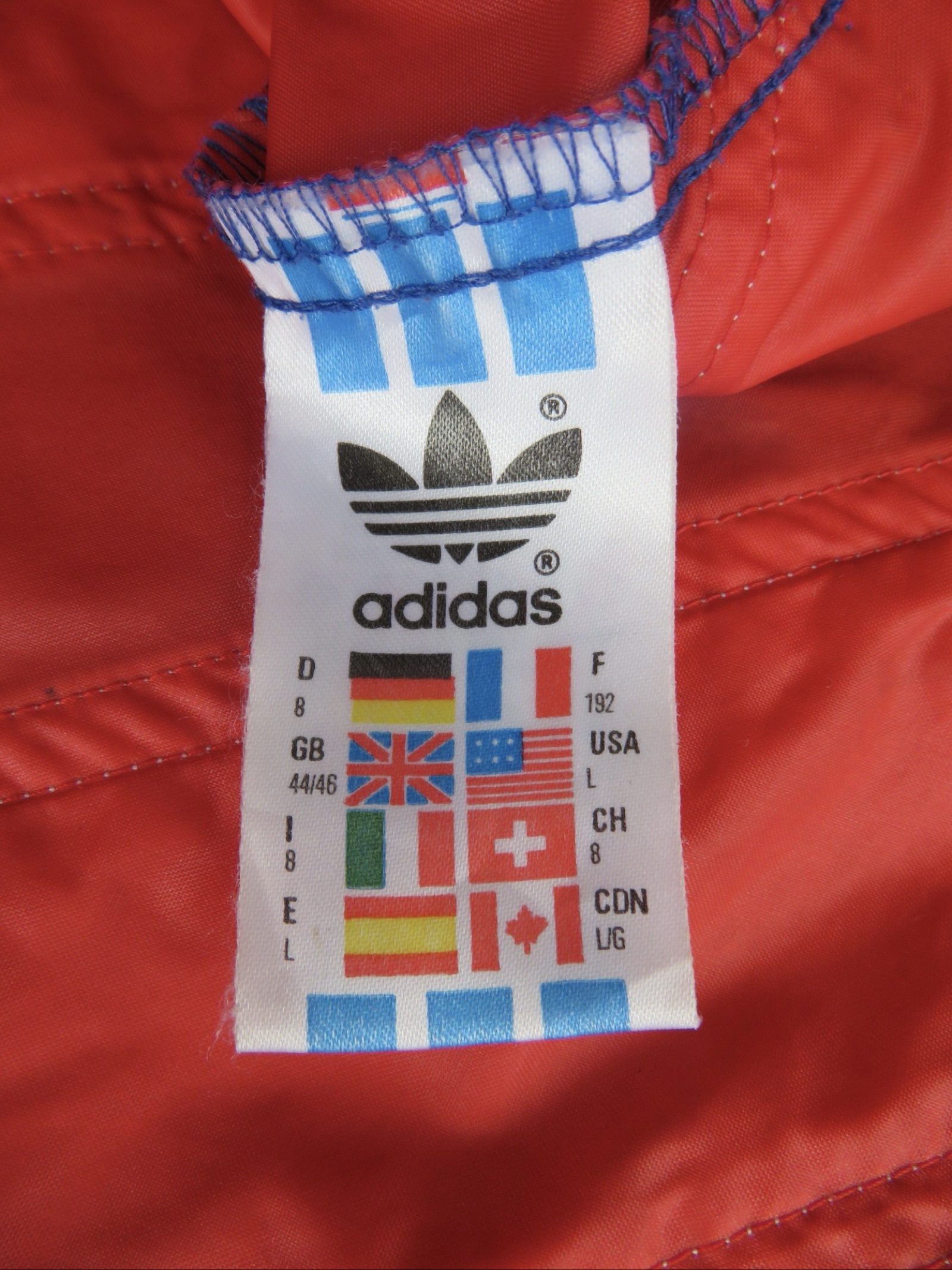 FC Bayern Munich Adidas Red & Blue Windbreaker Jacket XXL image 7