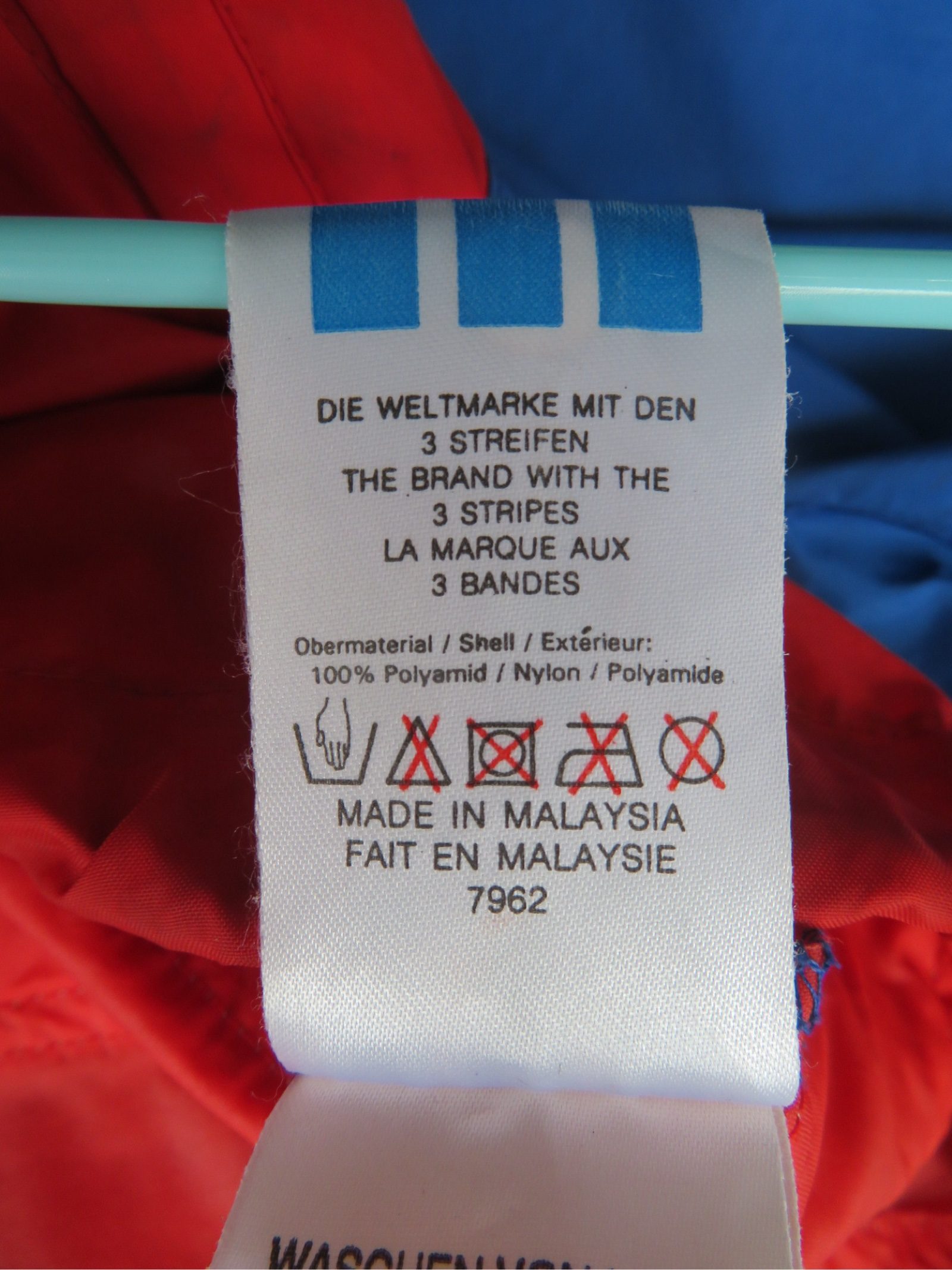 FC Bayern Munich Adidas Red & Blue Windbreaker Jacket XXL image 8