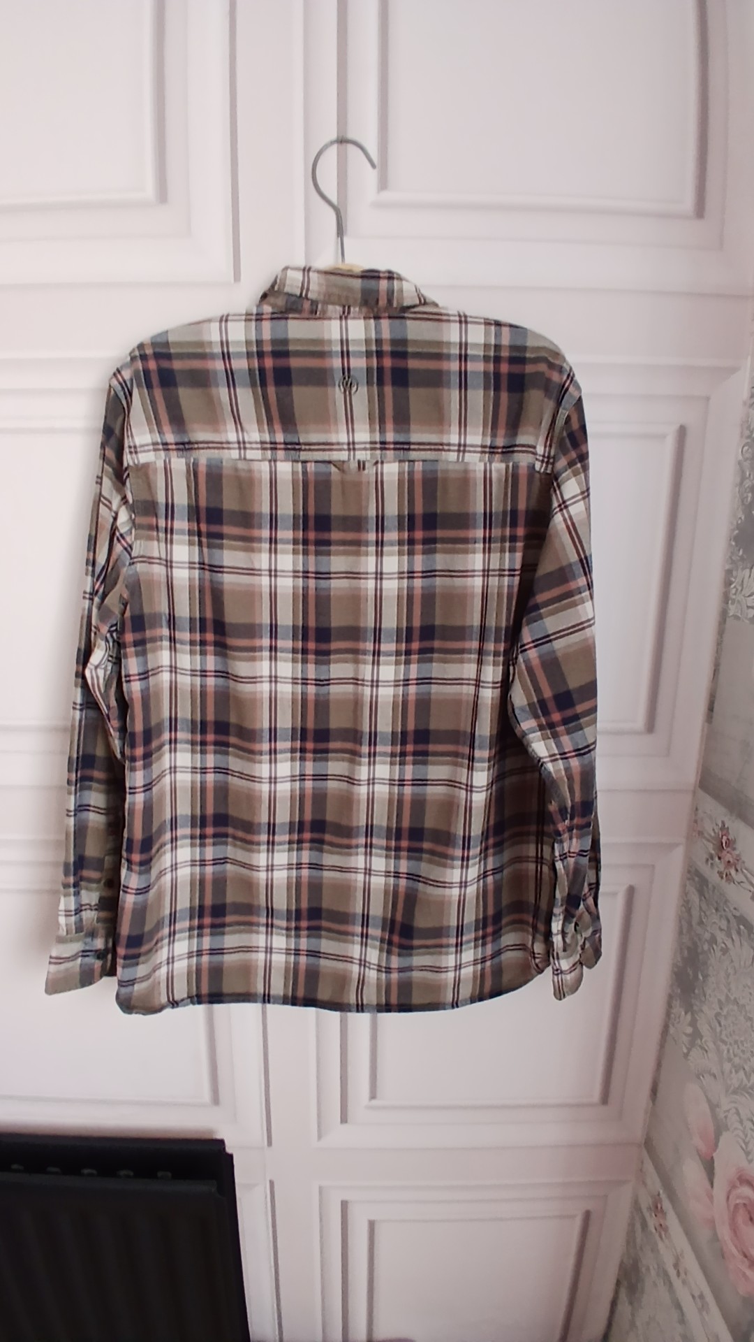 FatFace Brown & Green Checked 100% Cotton Shirt XL image 3
