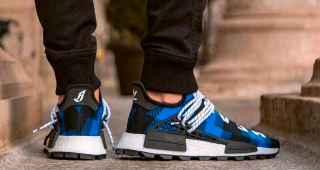 Adidas NMD Hu BBC X Pharrell Sneakers US 9,5 image 2