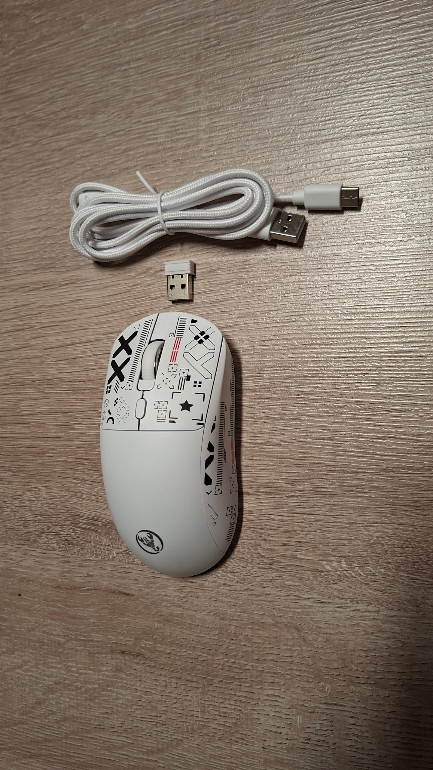 Gaming Maus Kabellos Weiß *NEU* image 3