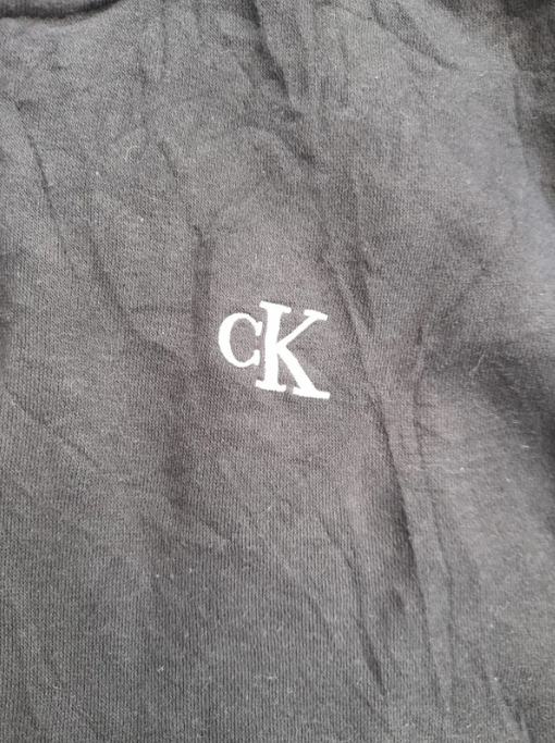 Calvin Klein Black Relaxed Fit Hoodie CK Logo XL image 5